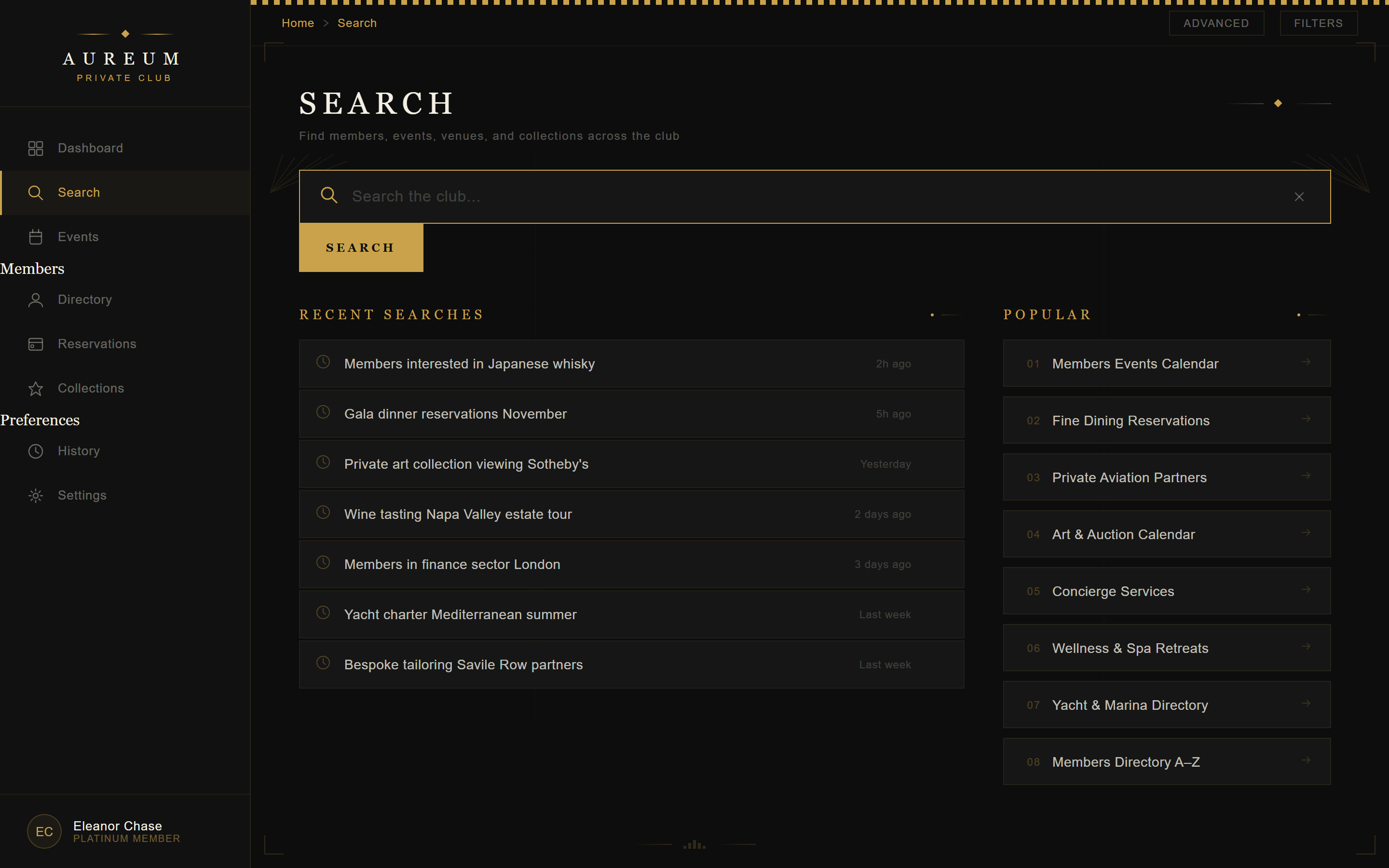 Art Deco Search