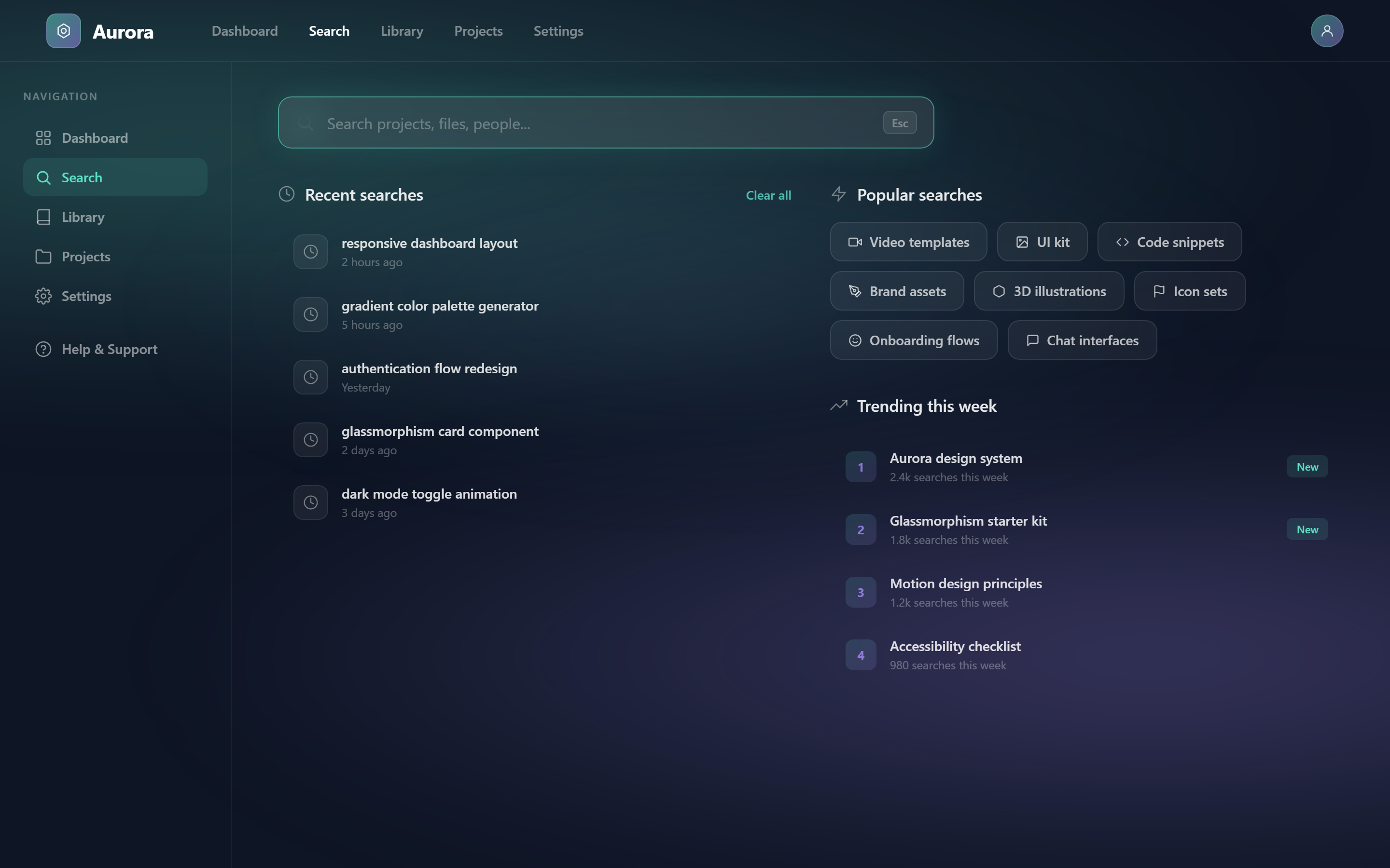 Aurora Gradient Search