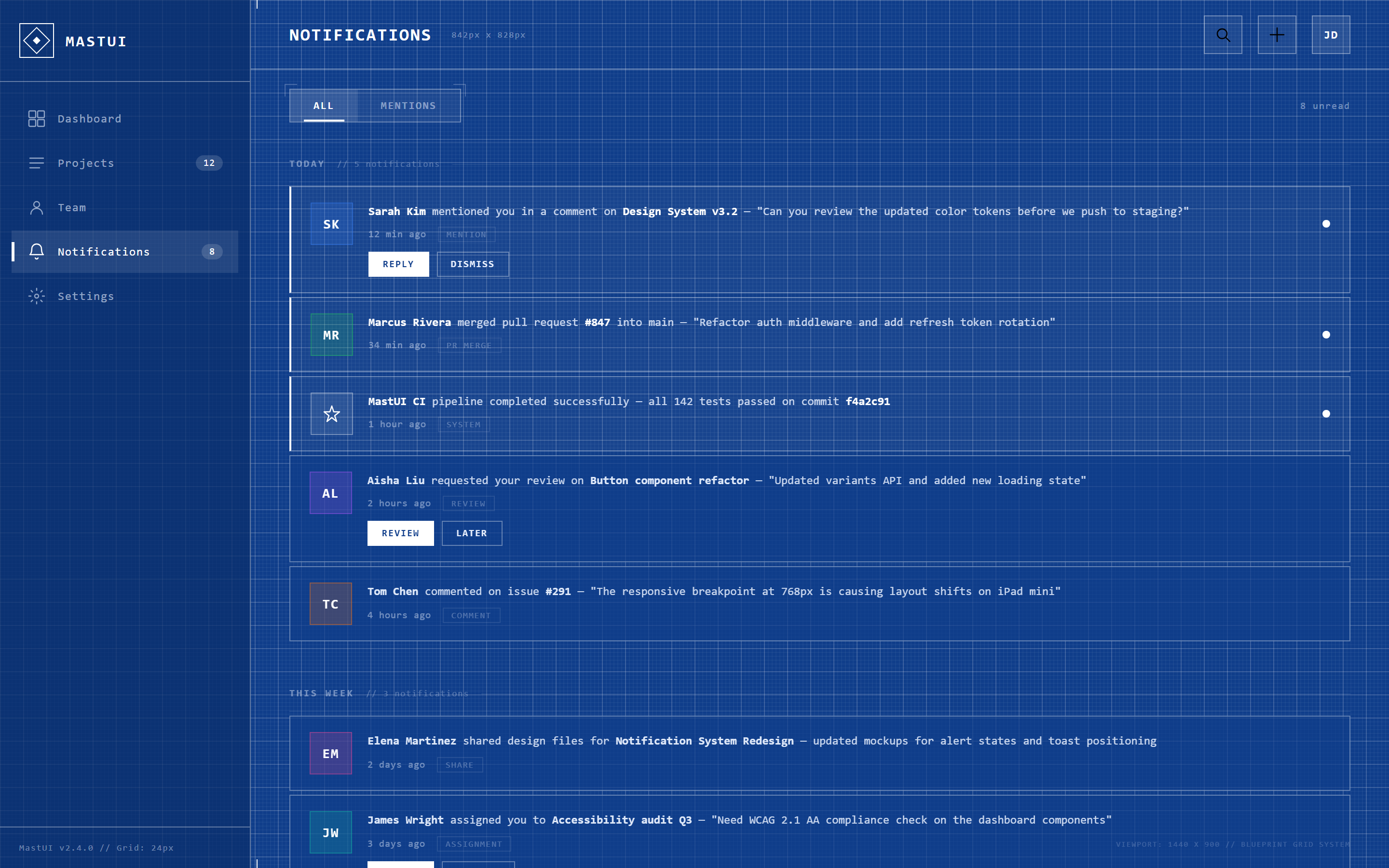 Blueprint Notifications