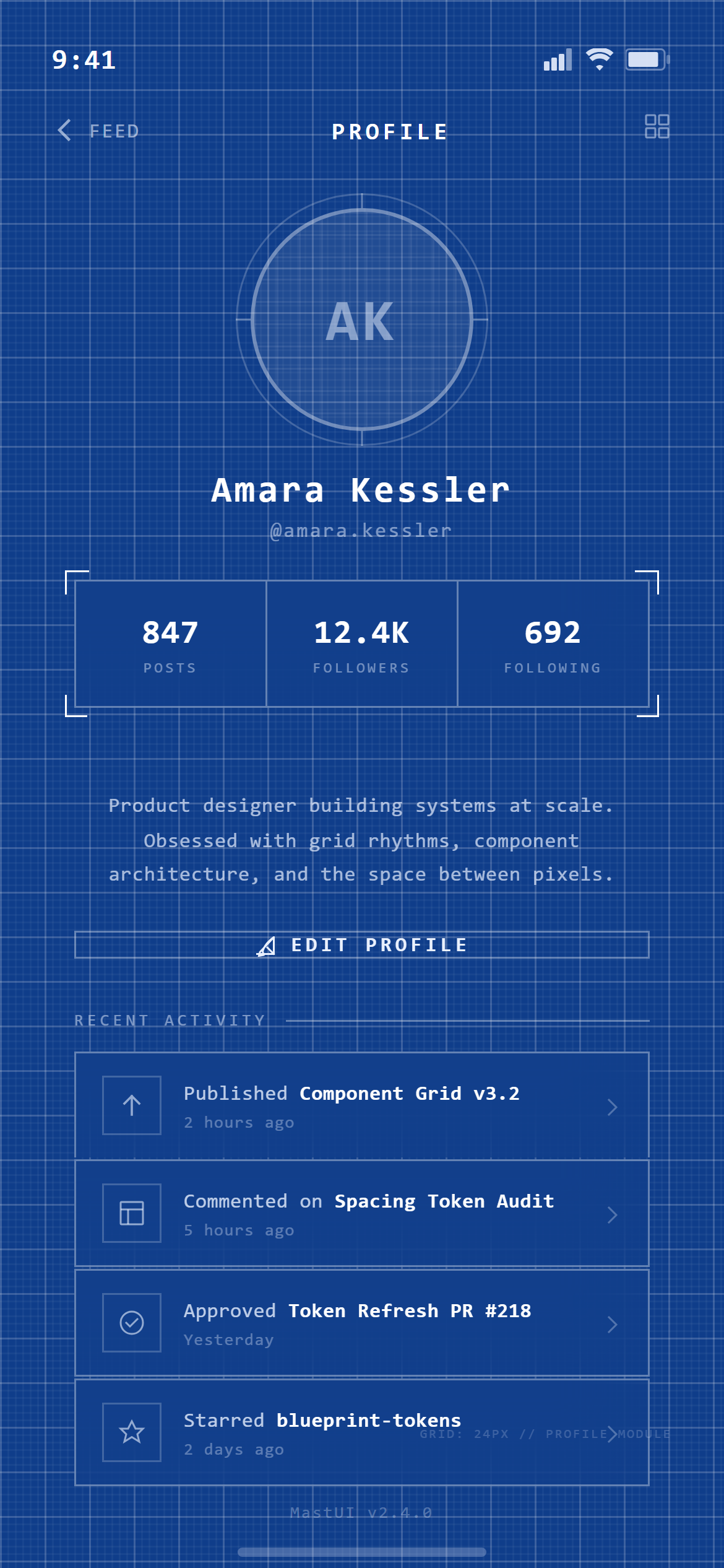 Blueprint Profile