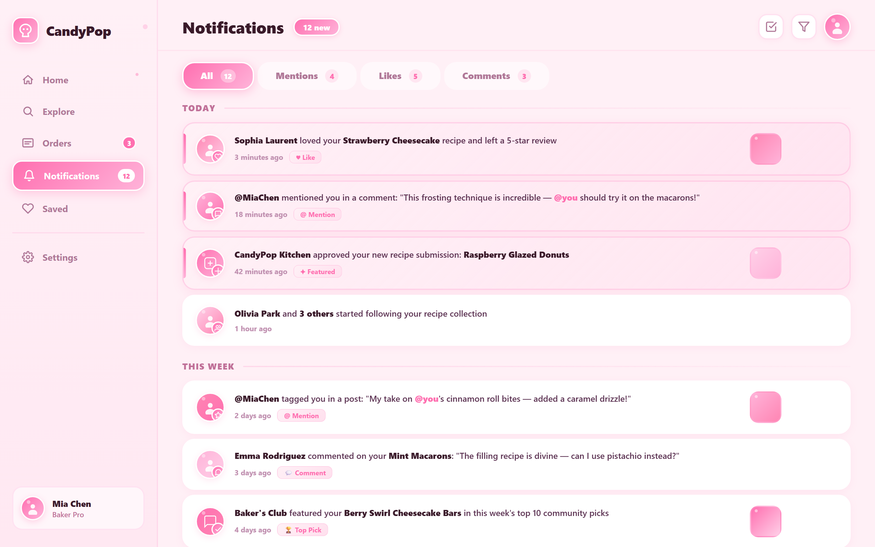 Candy Pop Notifications