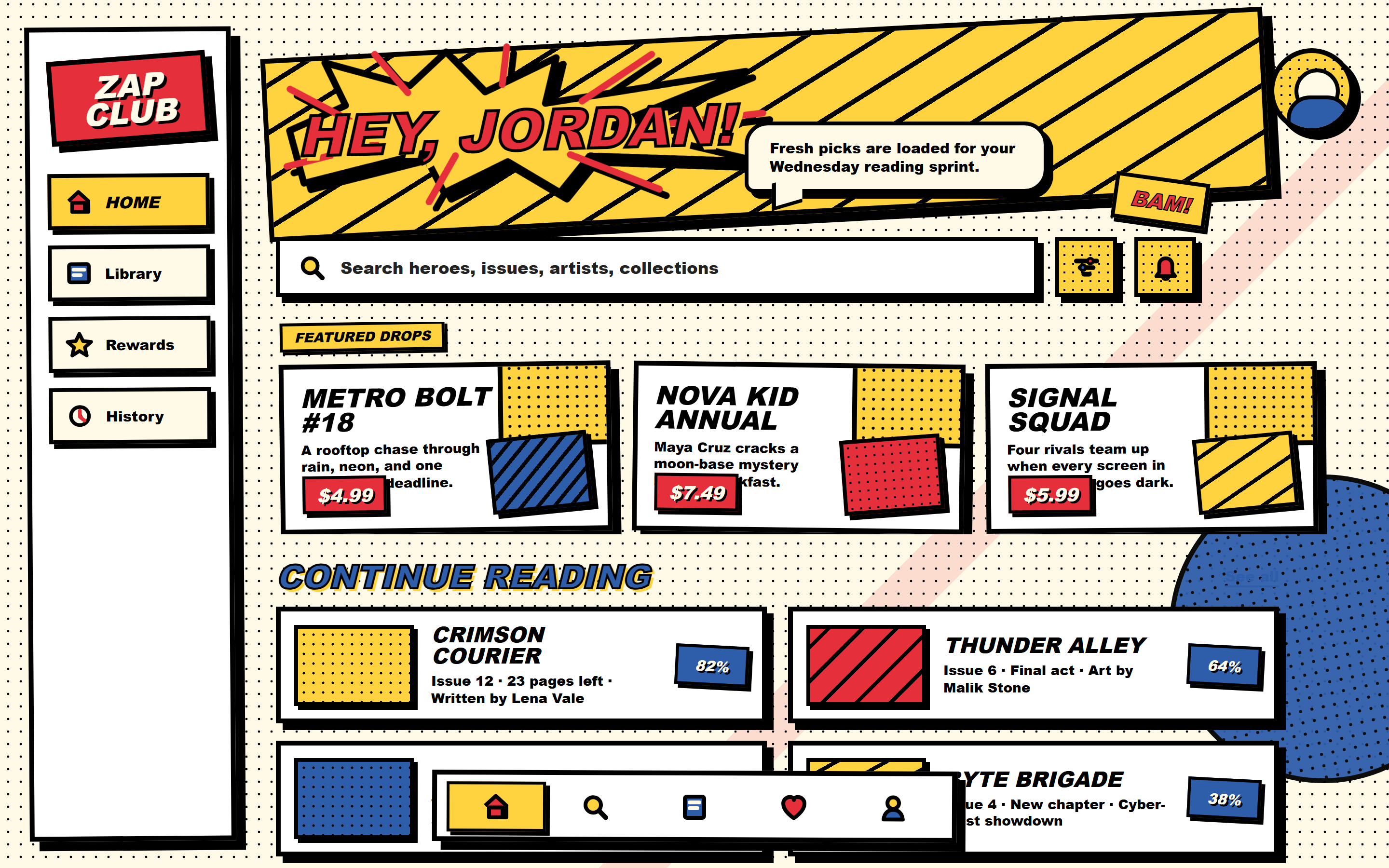 Comic Book Home