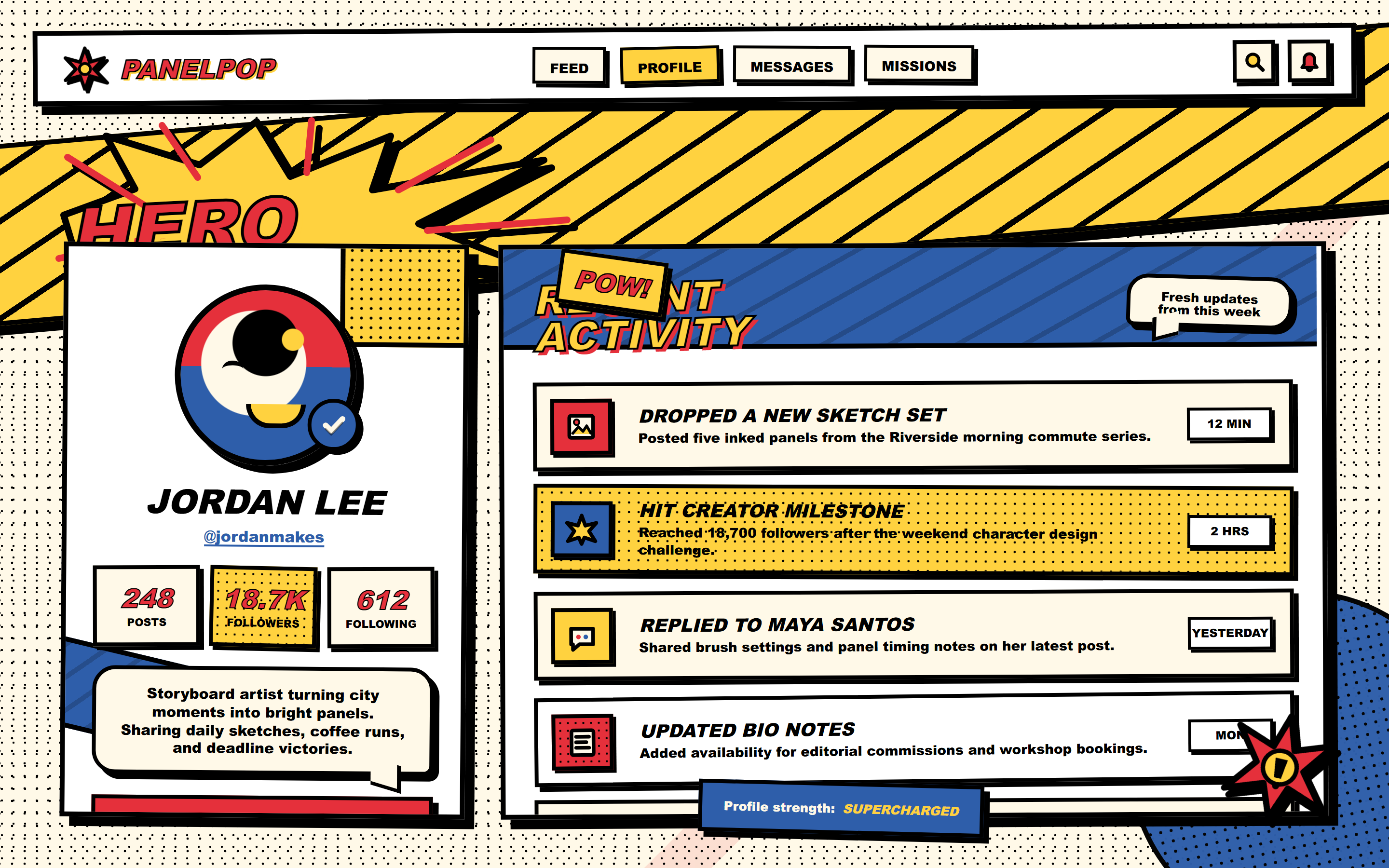 Comic Book Profile