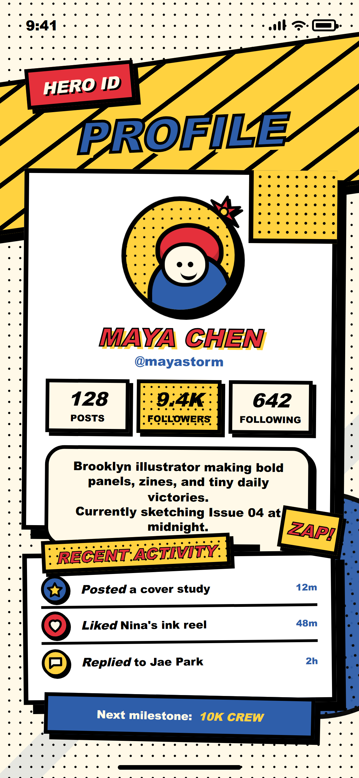 Comic Book Profile