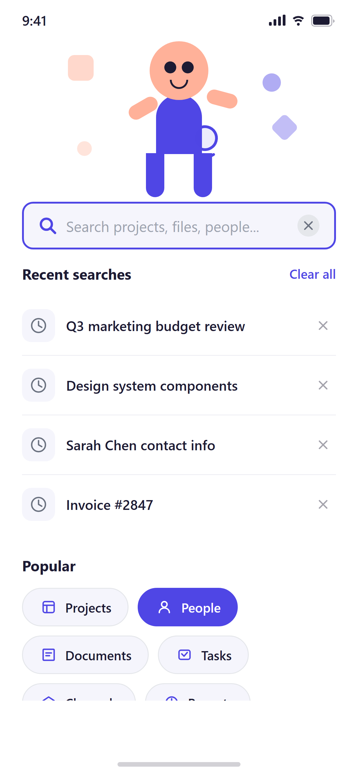 Corporate Flat Illustration Search