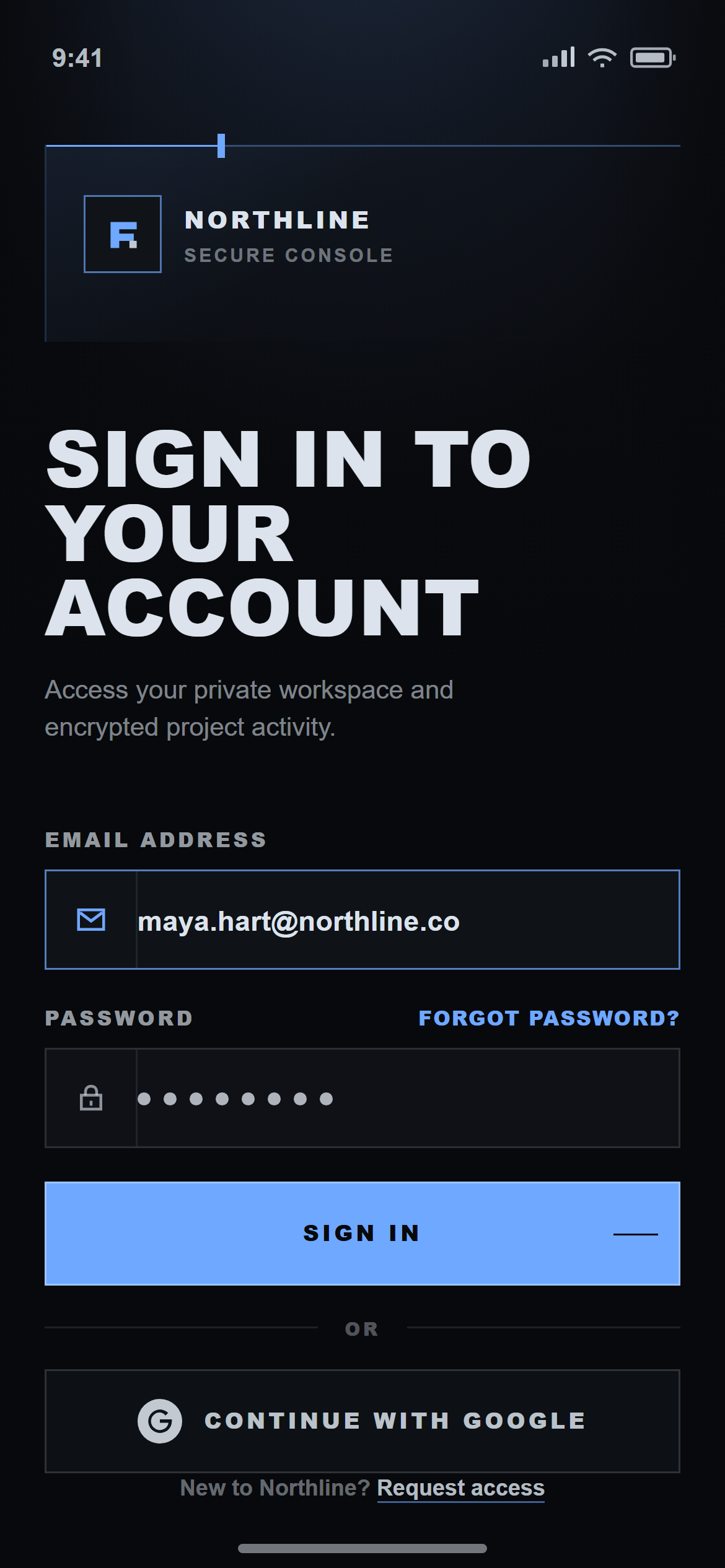 Cyber Noir Login