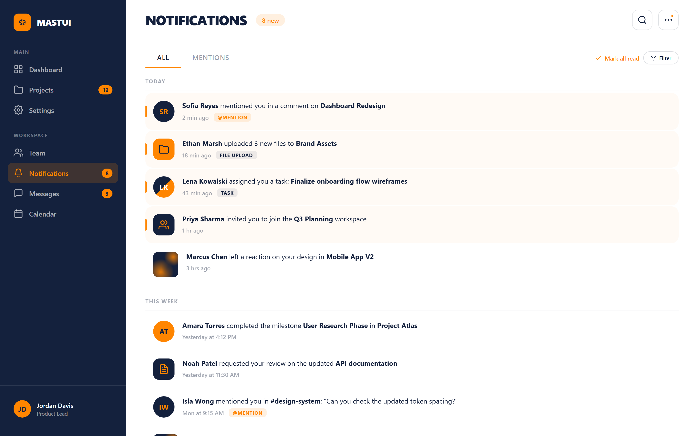 Duotone Notifications