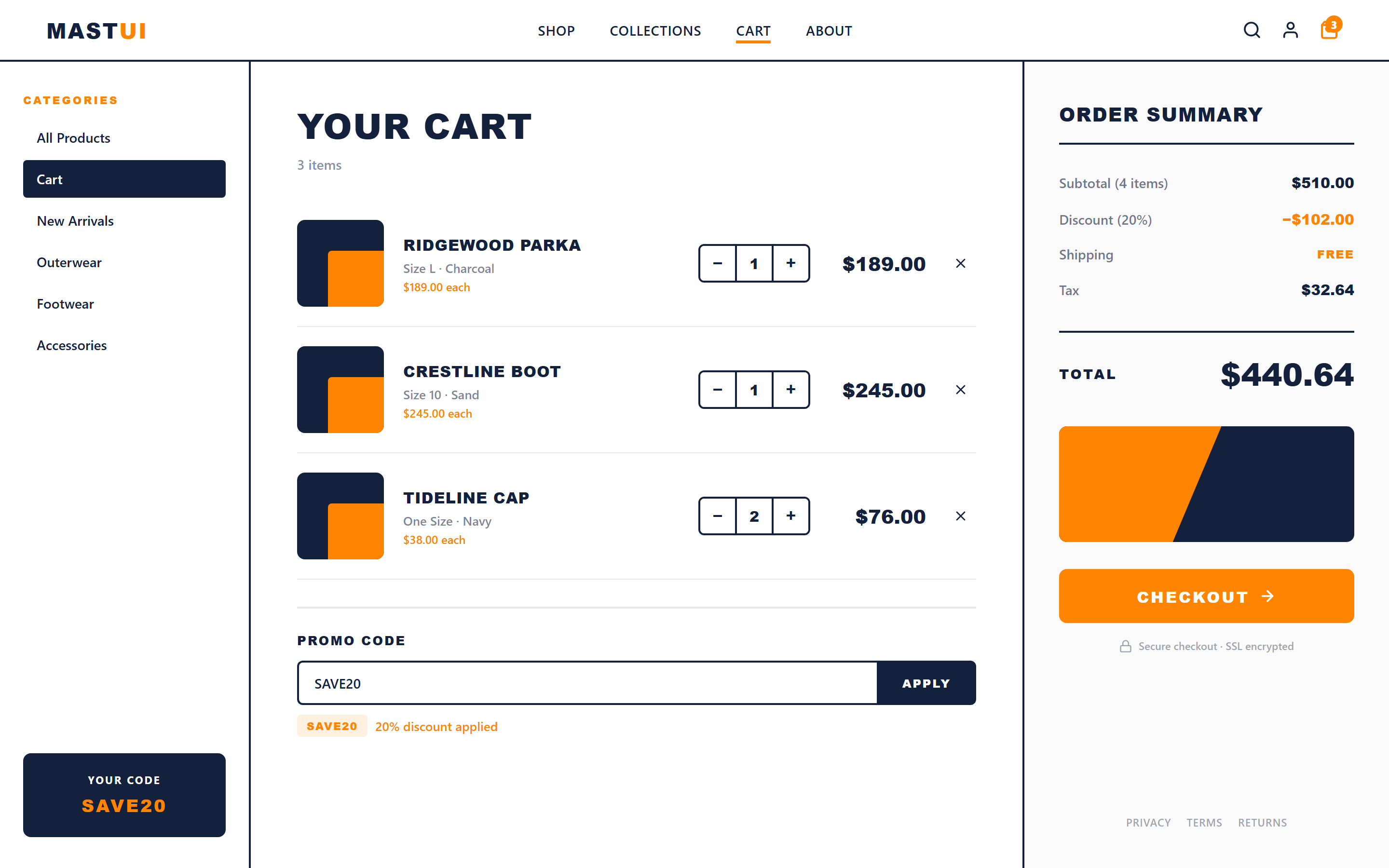 Duotone Shopping Cart