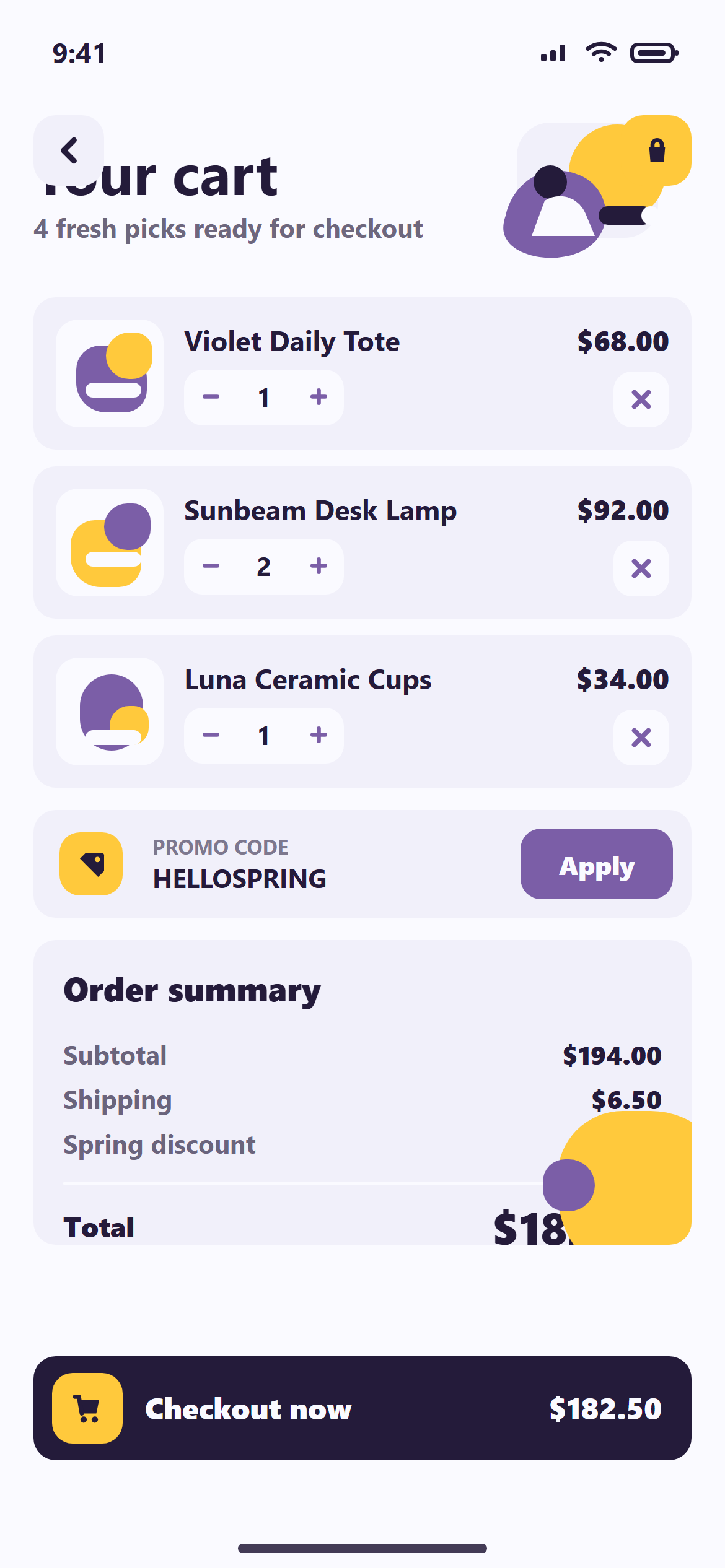 Flat Design 2.0 Shopping Cart