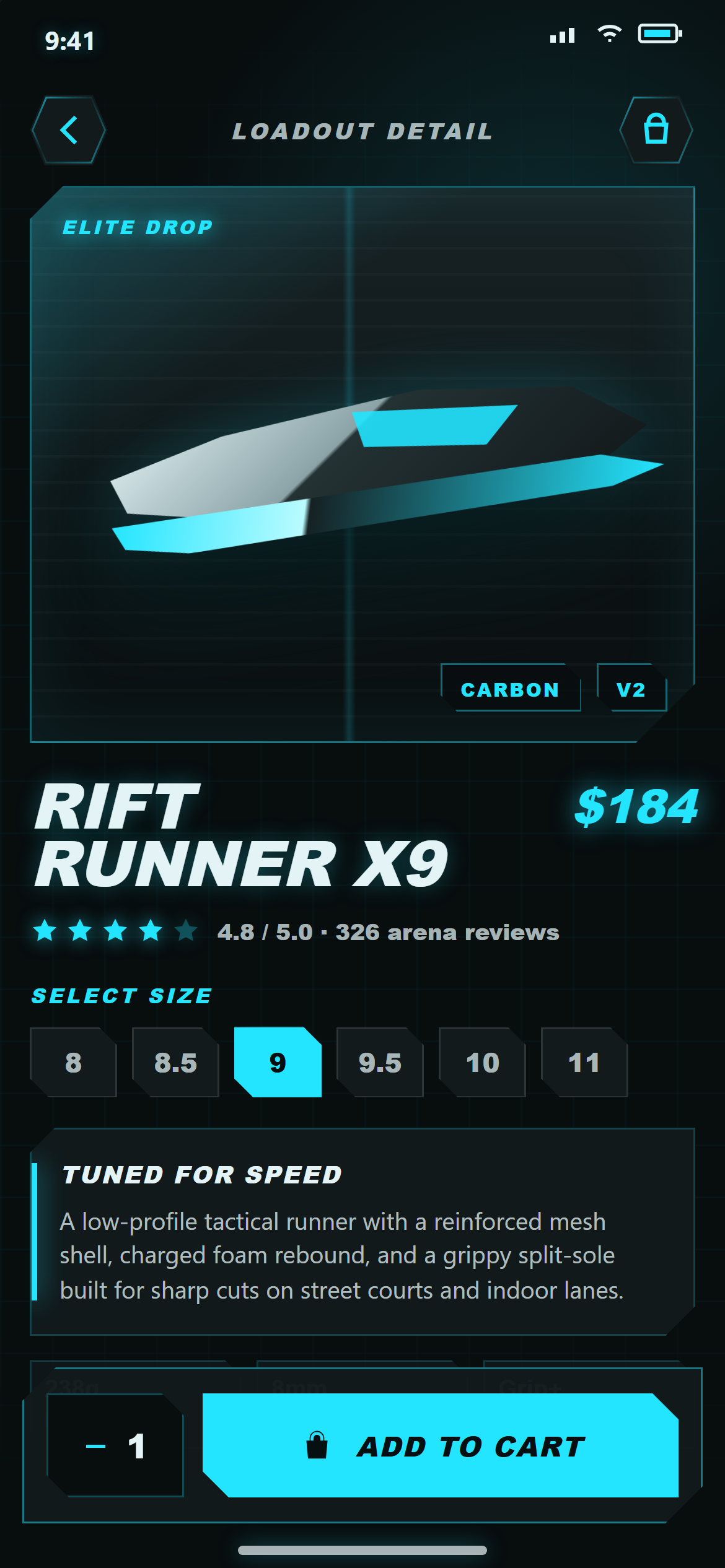 Gaming HUD Product Detail