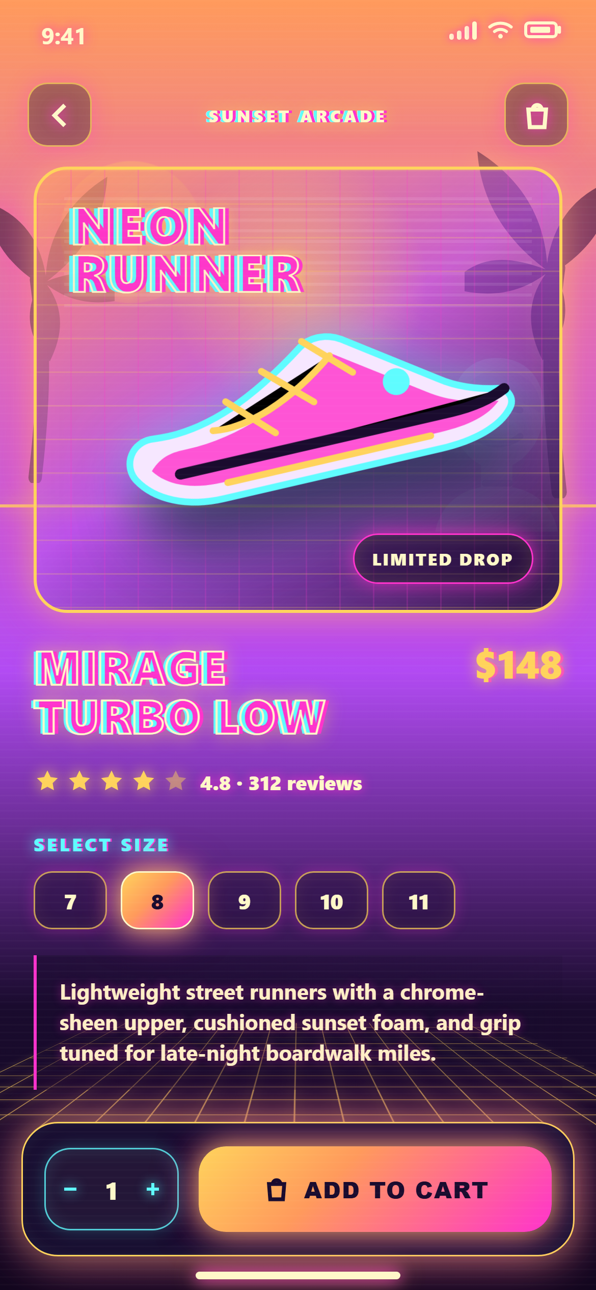 Vaporwave Product Detail