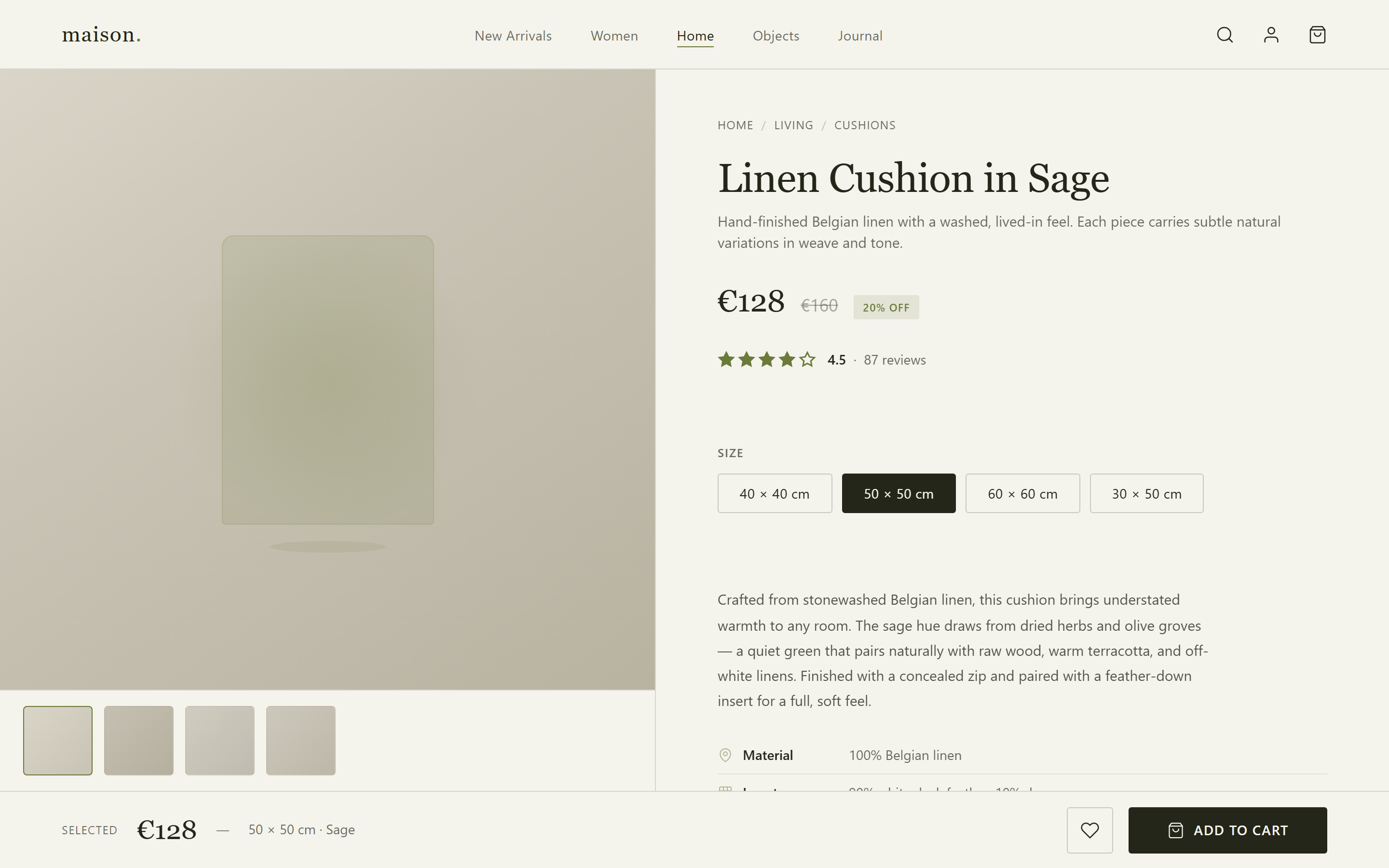Warm Editorial Product Detail