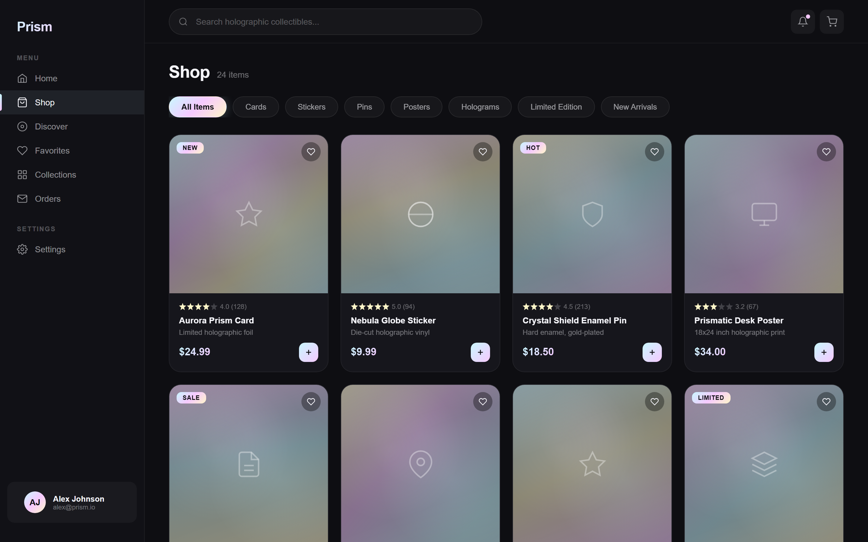 Holographic Product Grid