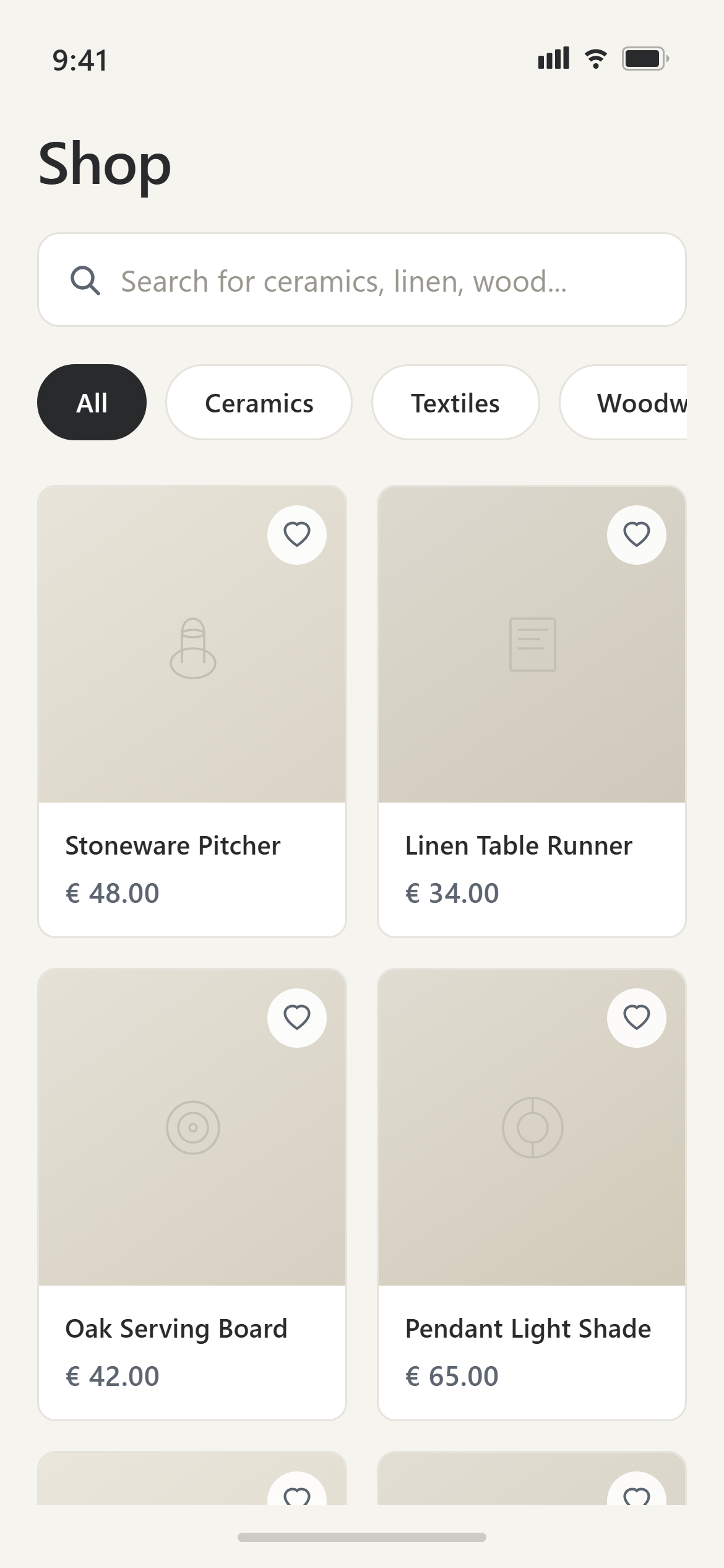 Scandinavian Nordic Product Grid