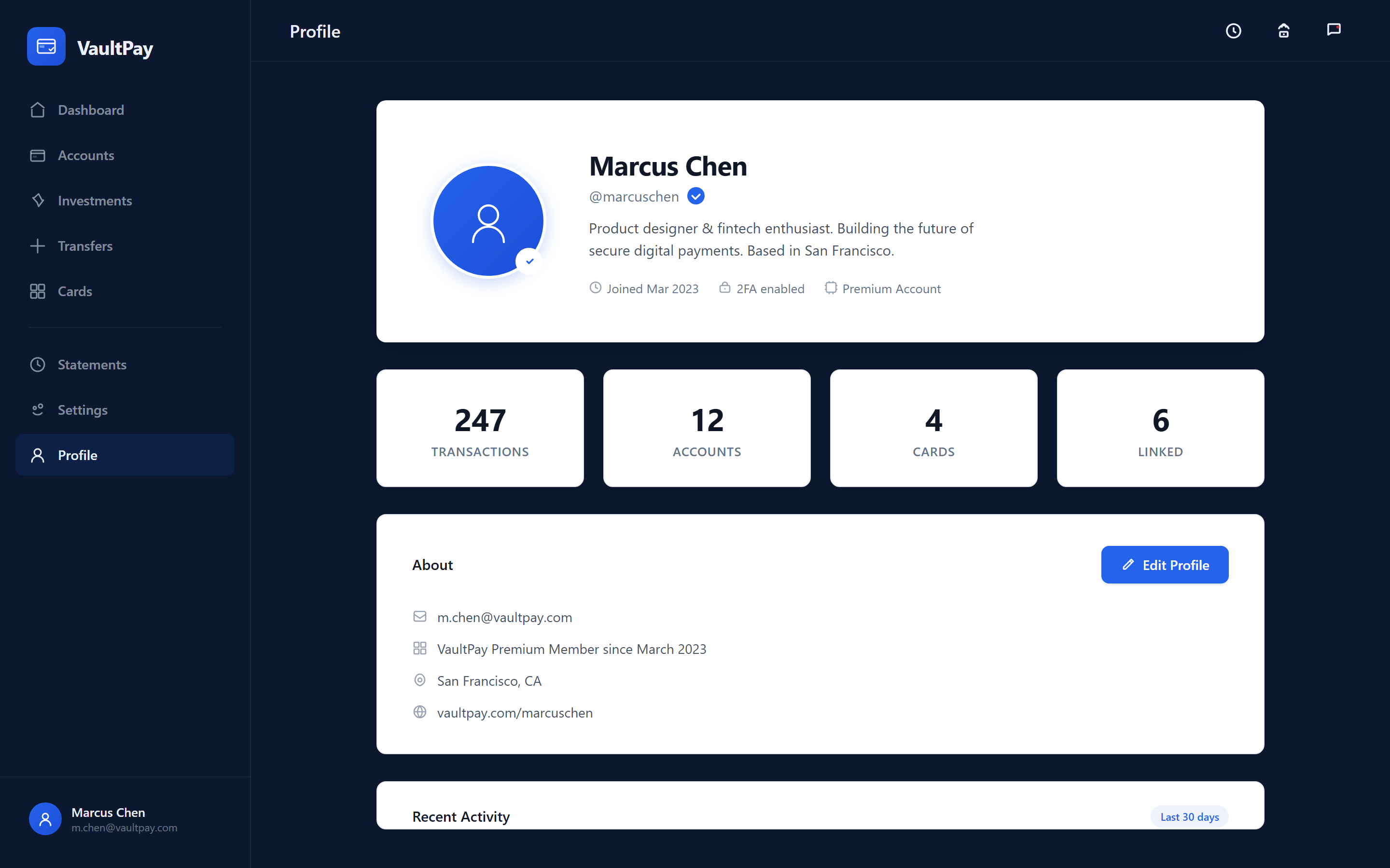 Fintech Trust Profile