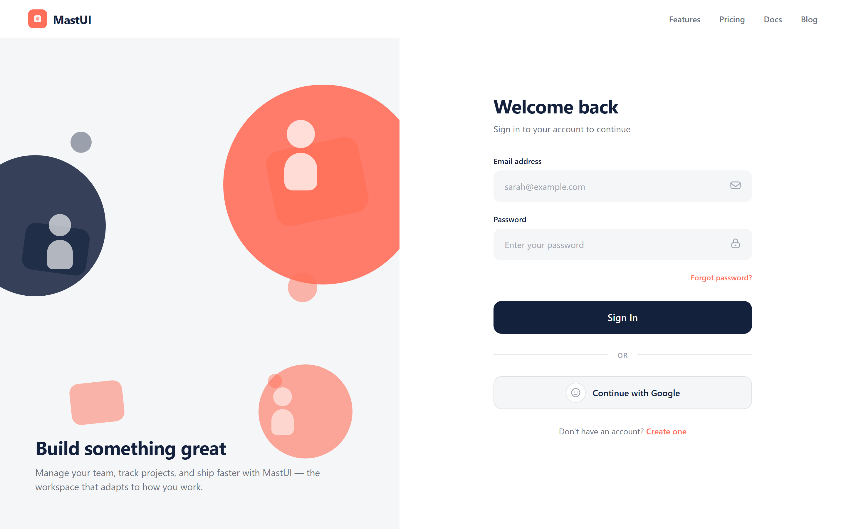 Flat Design 2.0 Login
