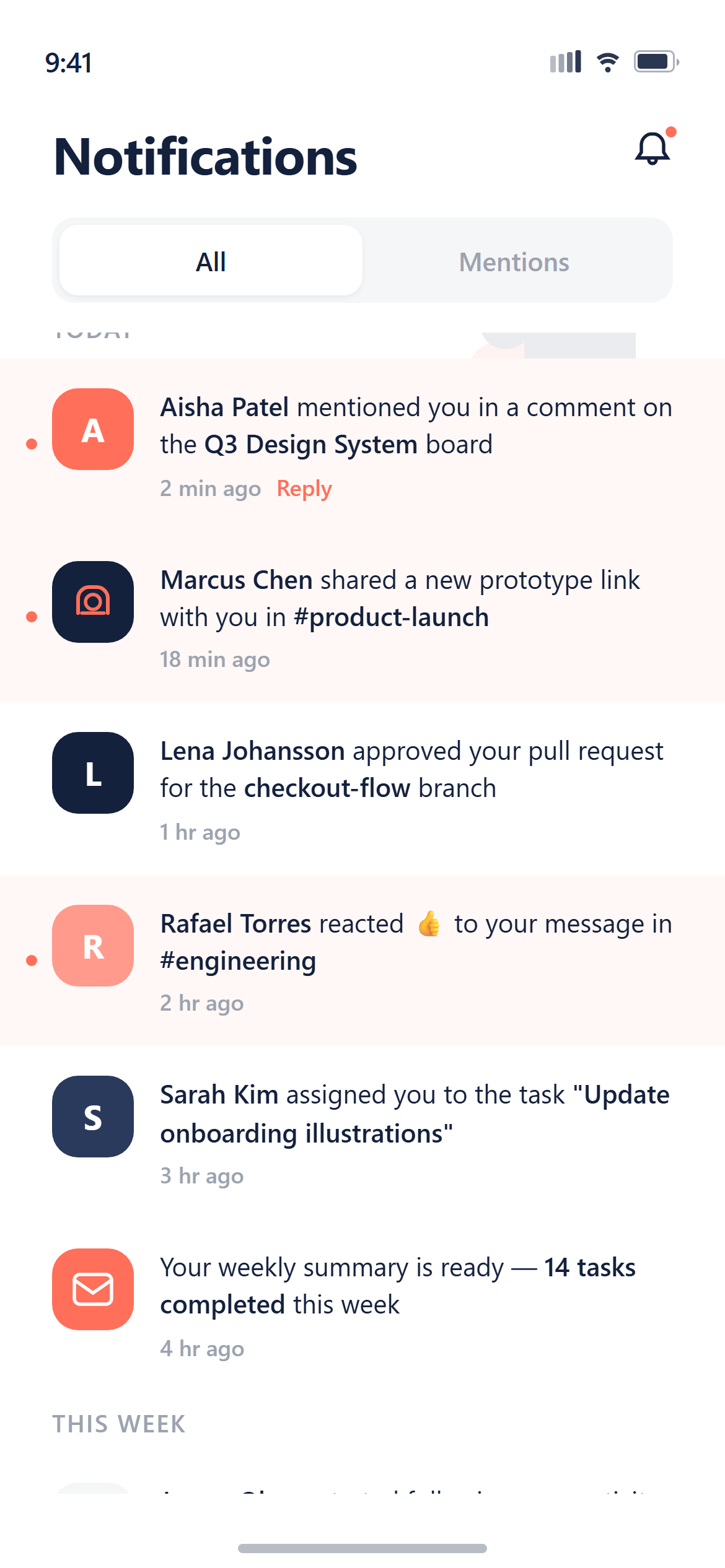 Flat Design 2.0 Notifications
