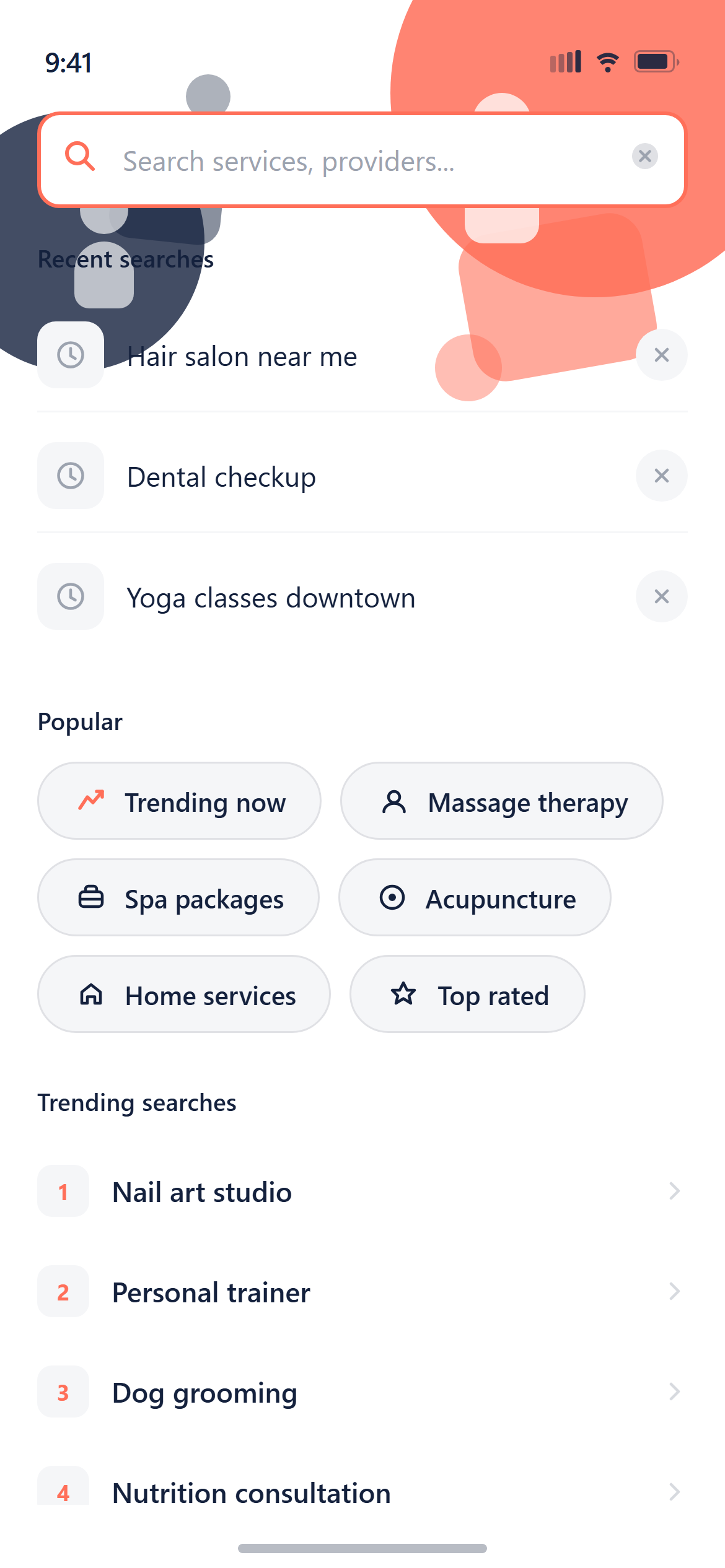 Flat Design 2.0 Search