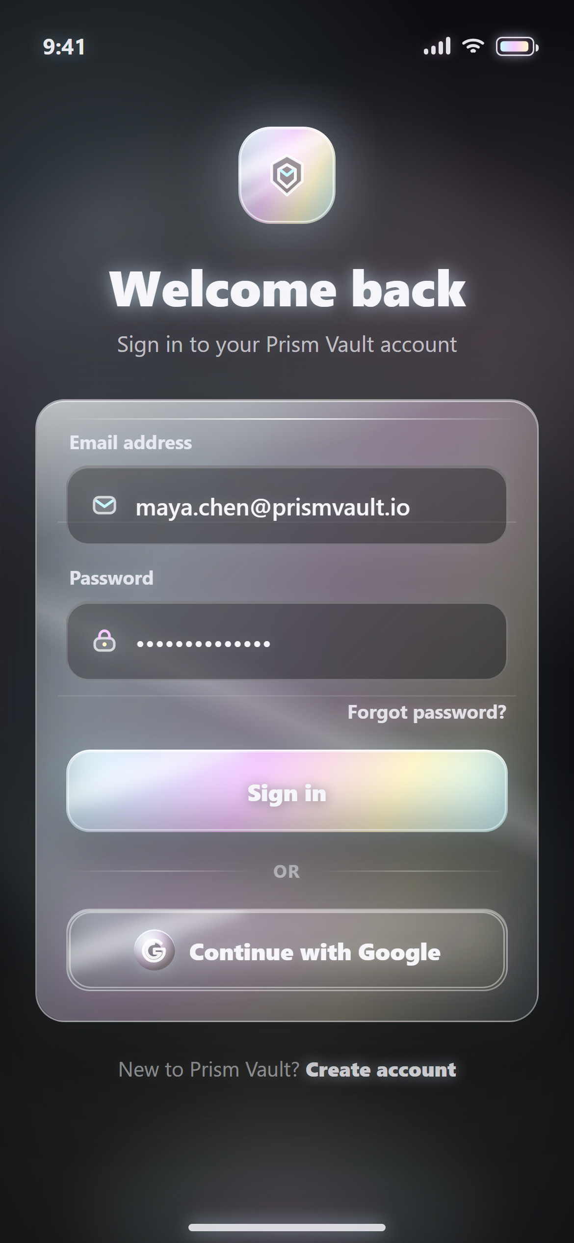 Holographic Login