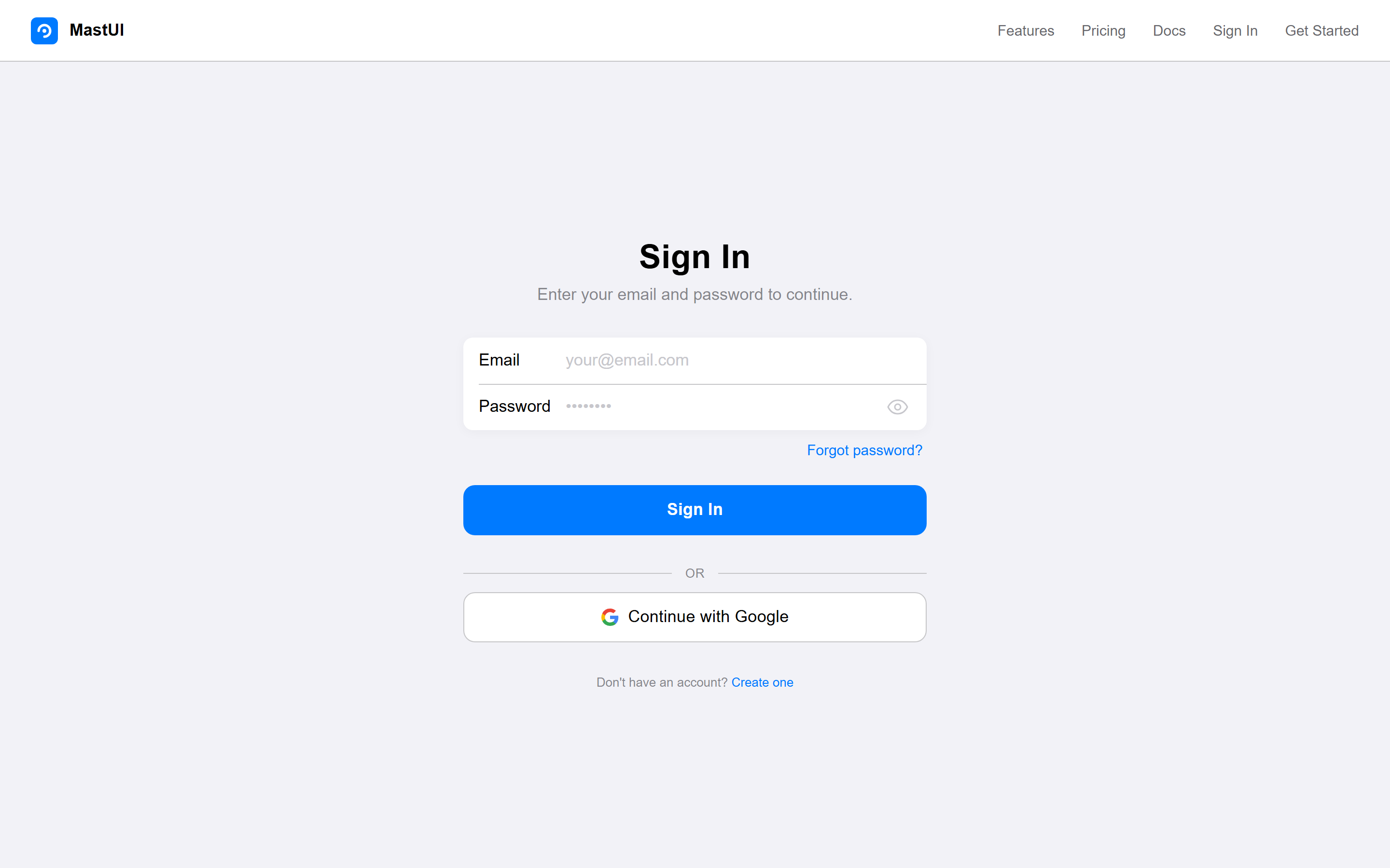 iOS Native Login