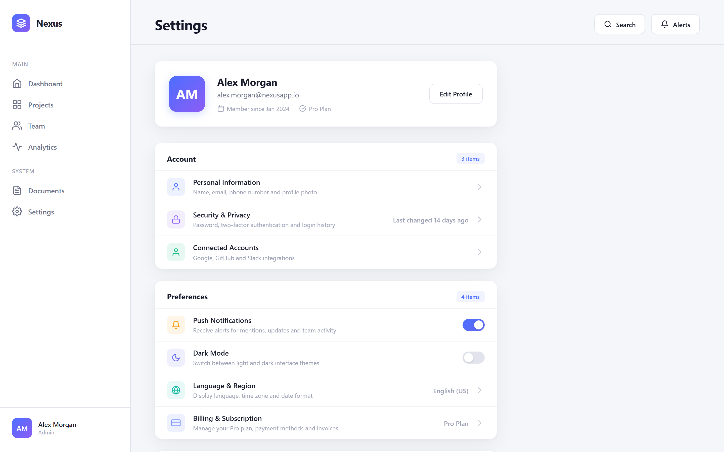 Isometric Settings