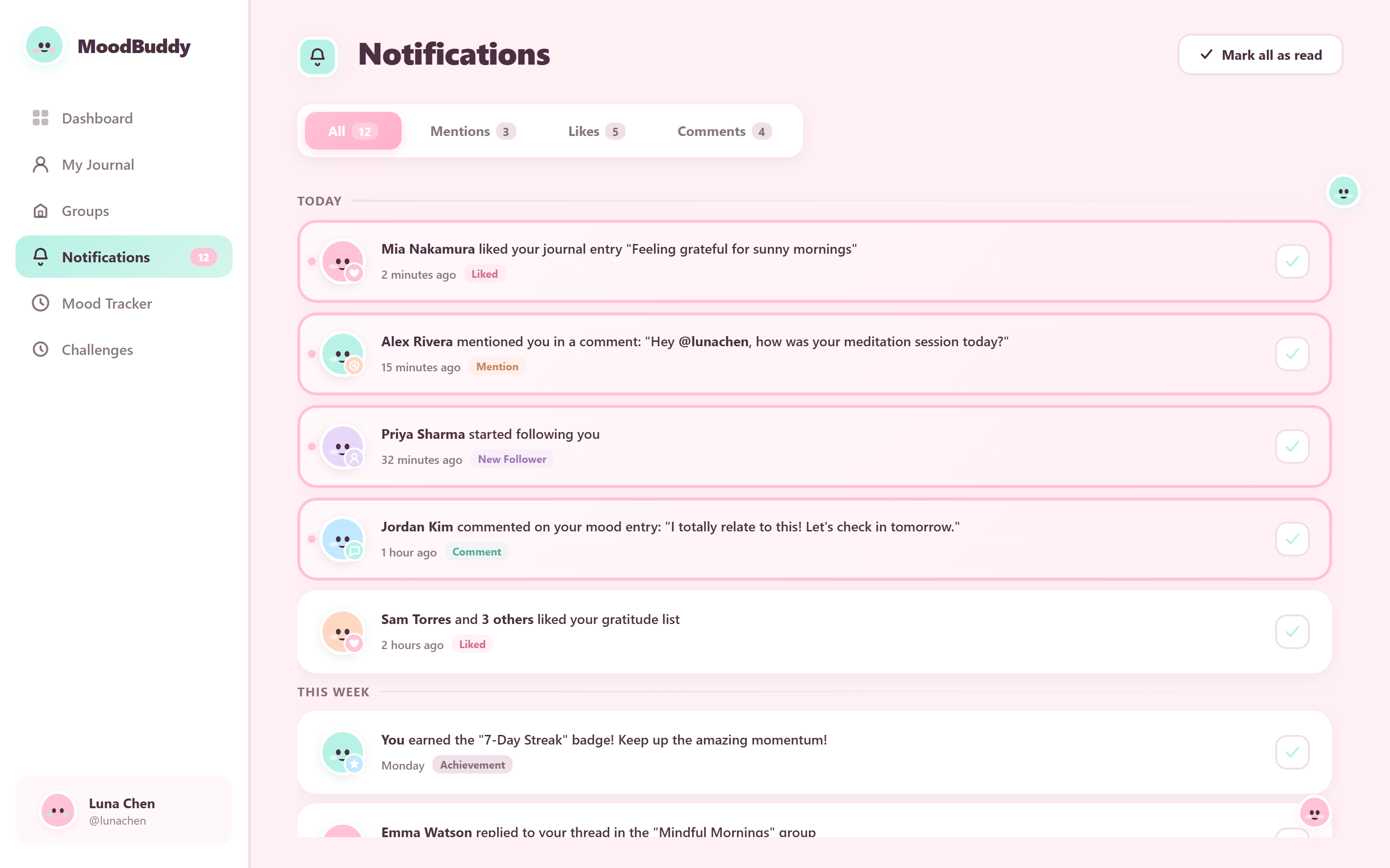 Kawaii Cute Notifications