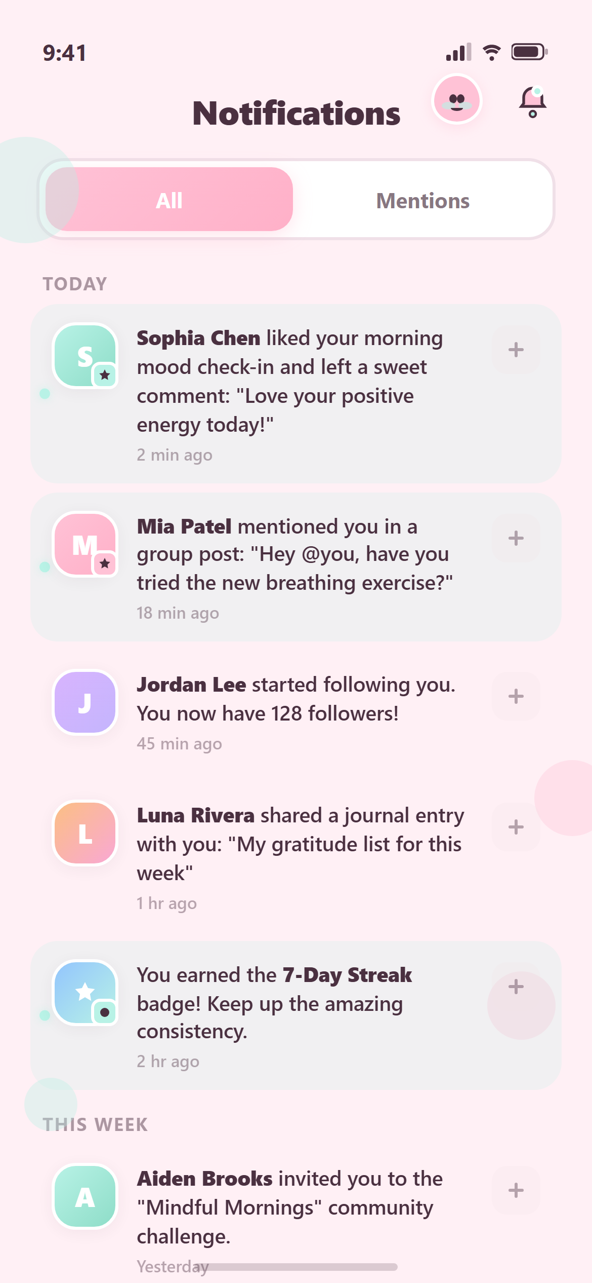 Kawaii Cute Notifications