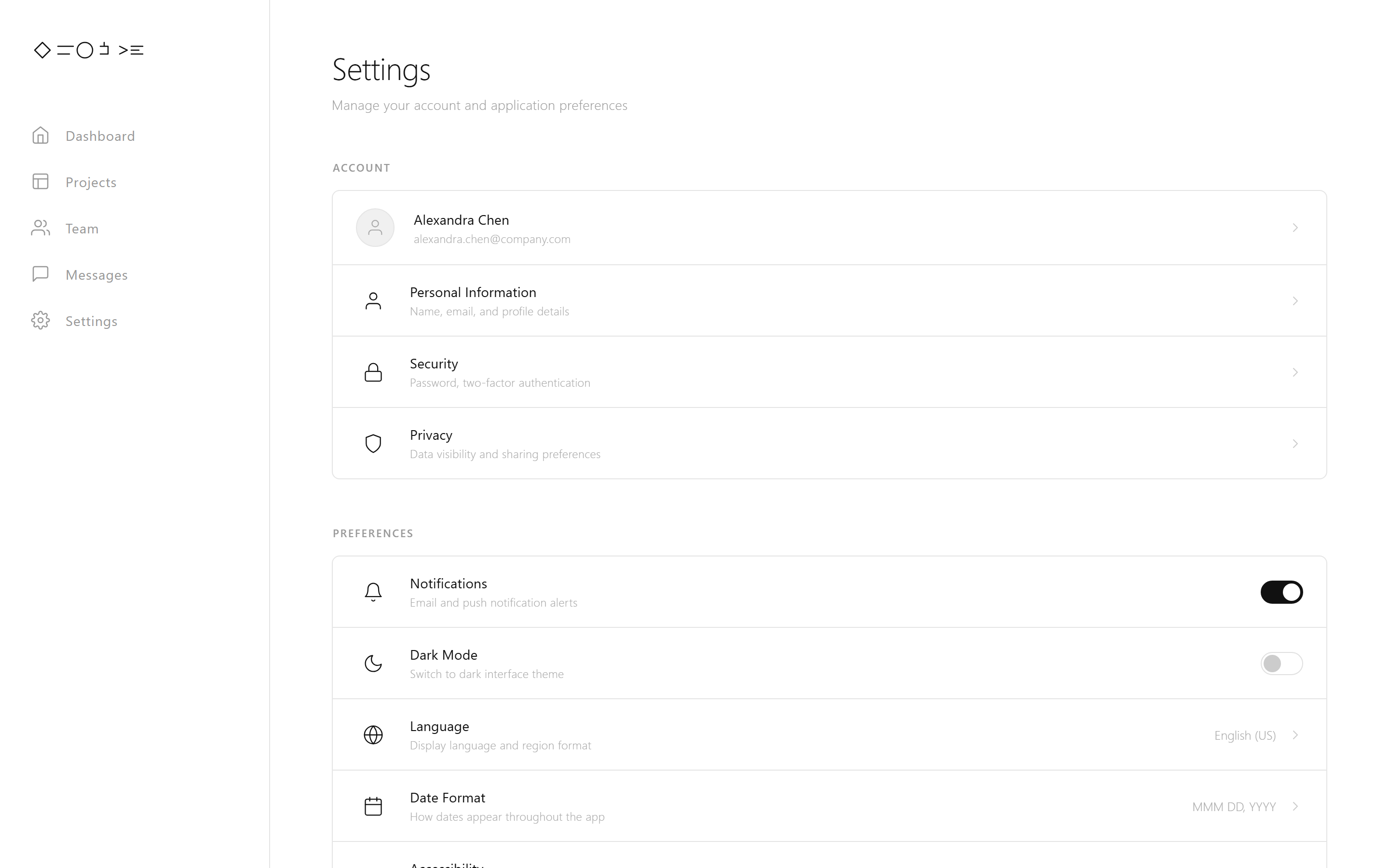 Minimal Line Art Settings