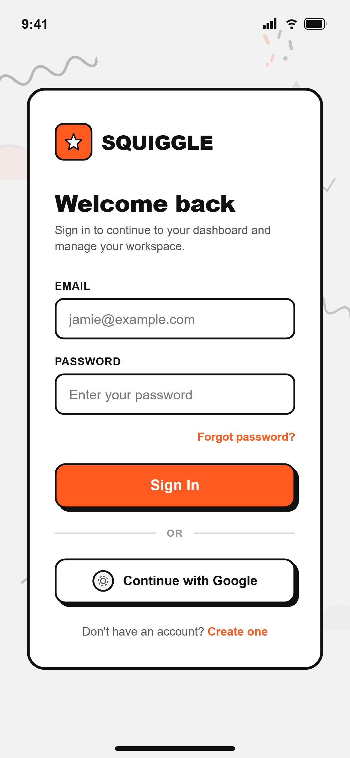 Memphis Pattern Email Login