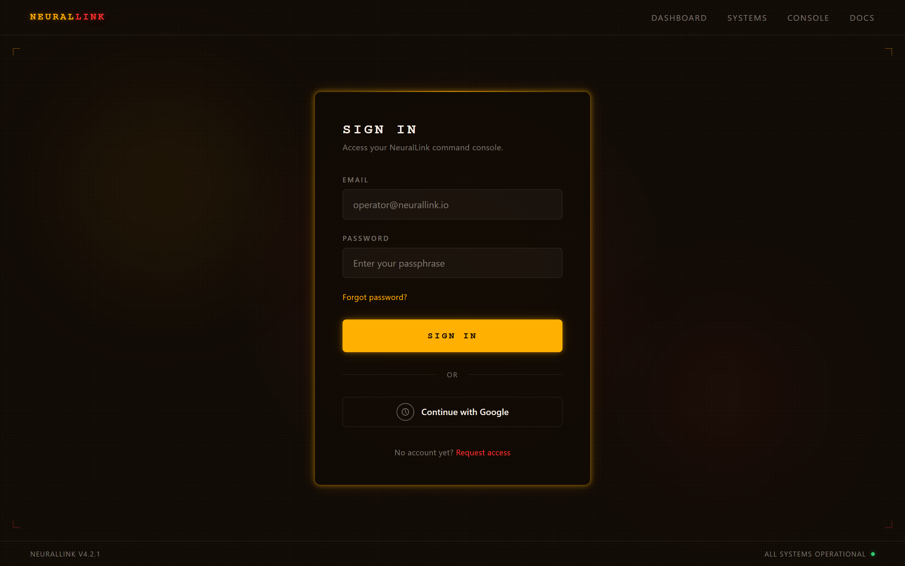 Neon Cyber Email Login