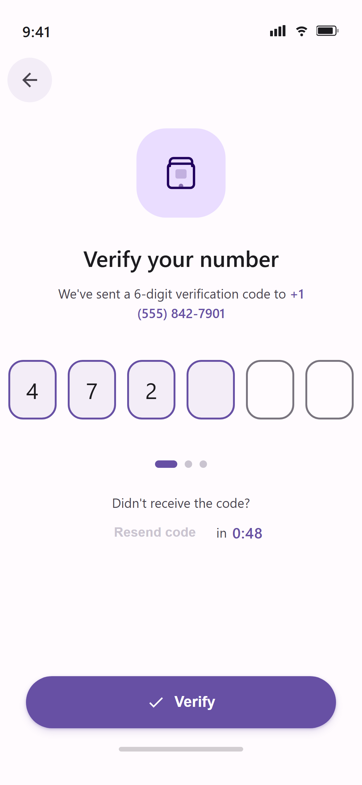 Material You OTP Verification