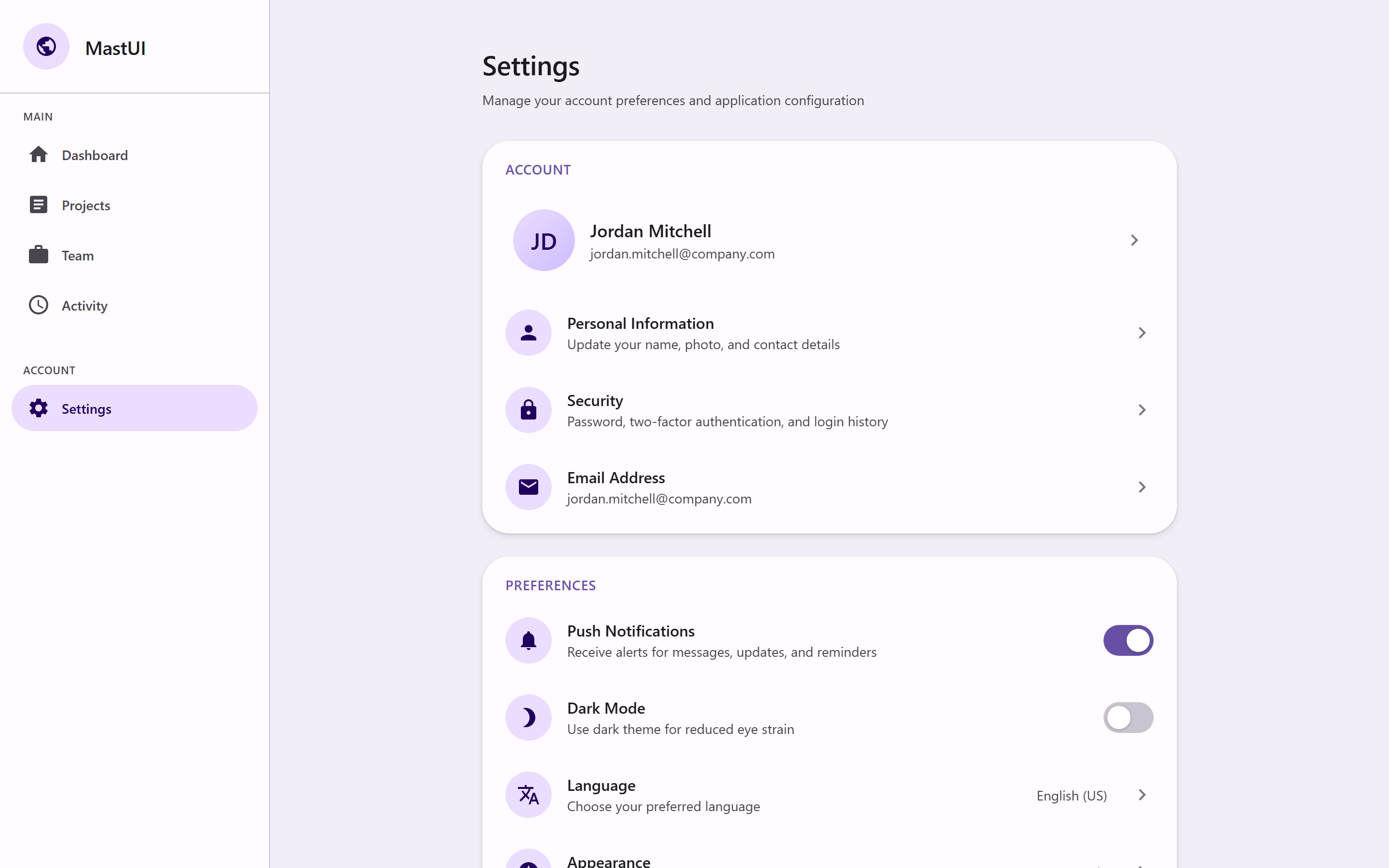 Material You Settings