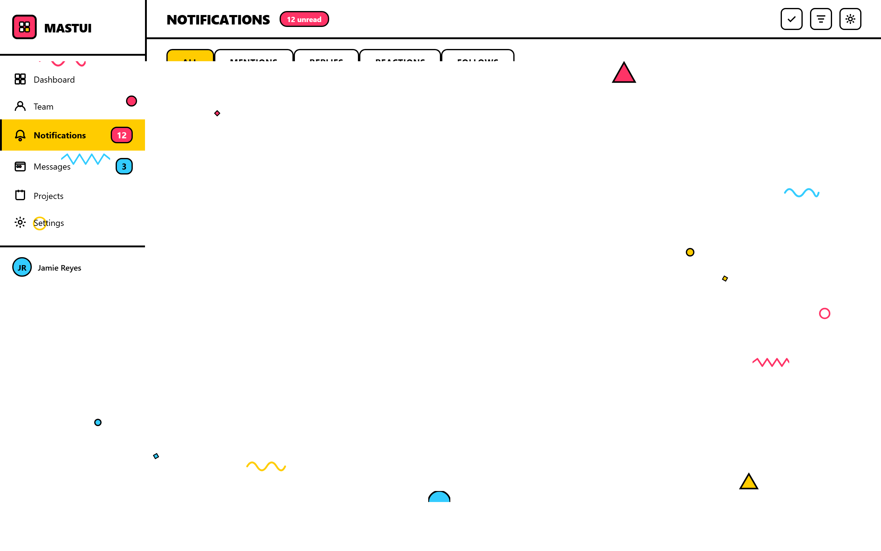 Memphis Pattern Notifications