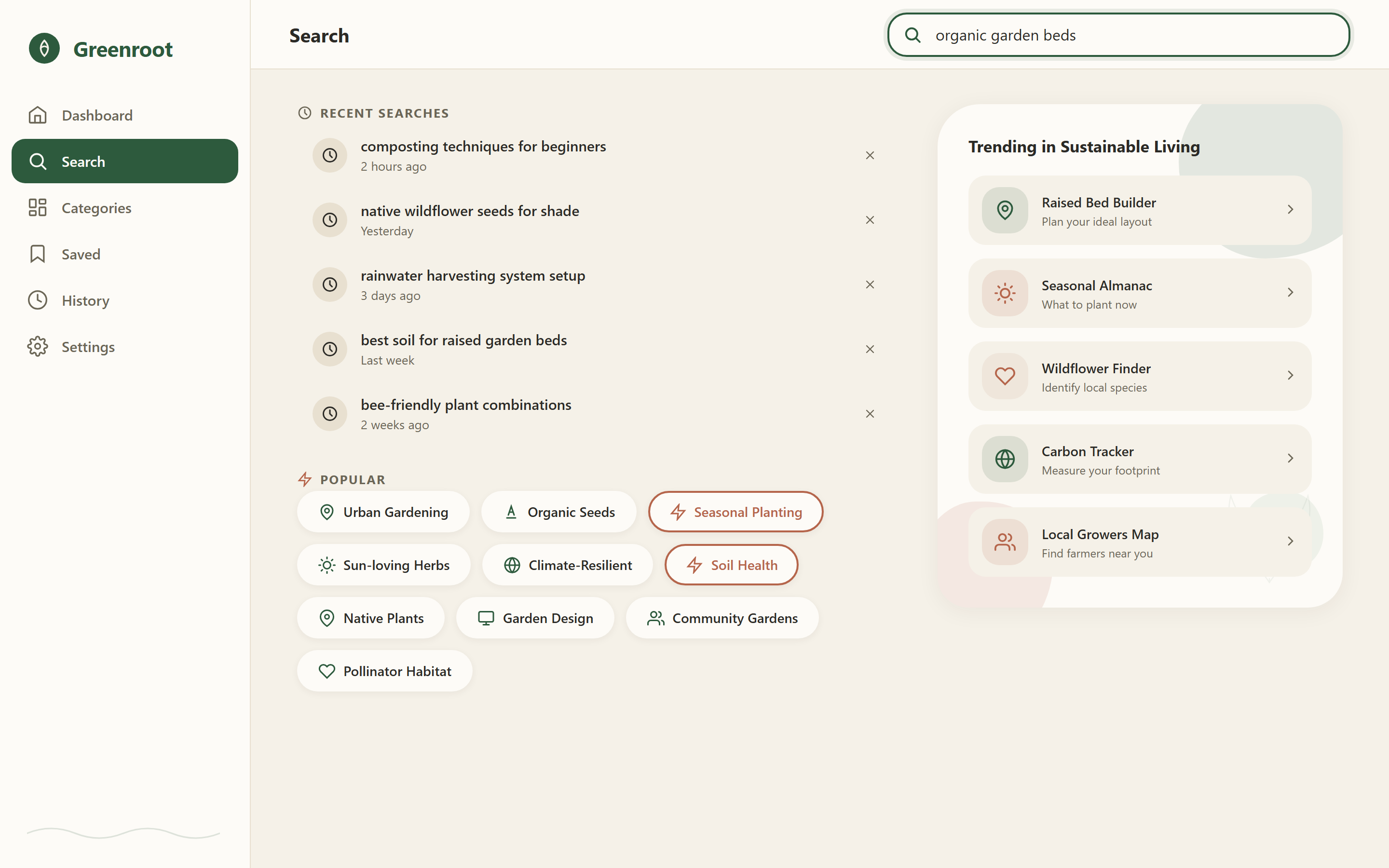 Organic Nature Search