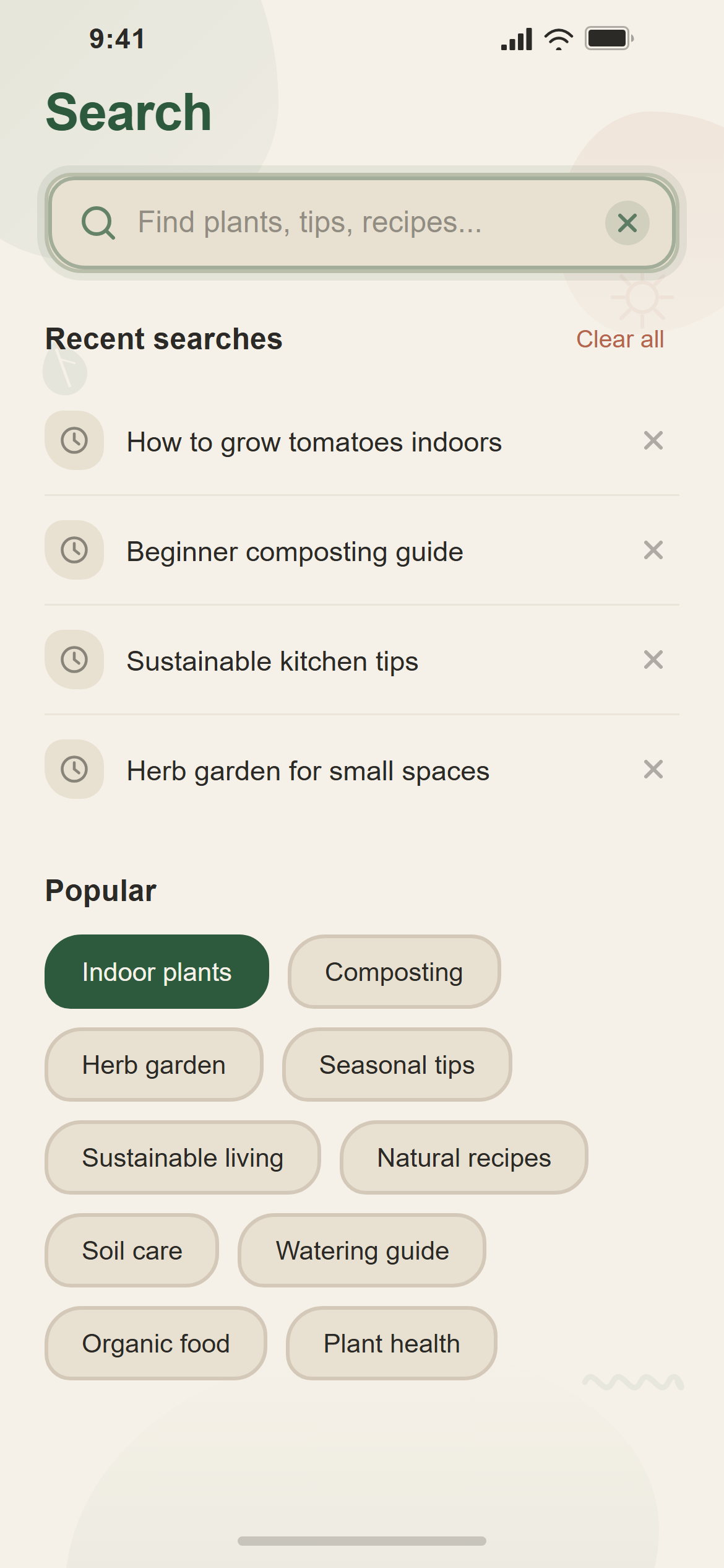 Organic Nature Search