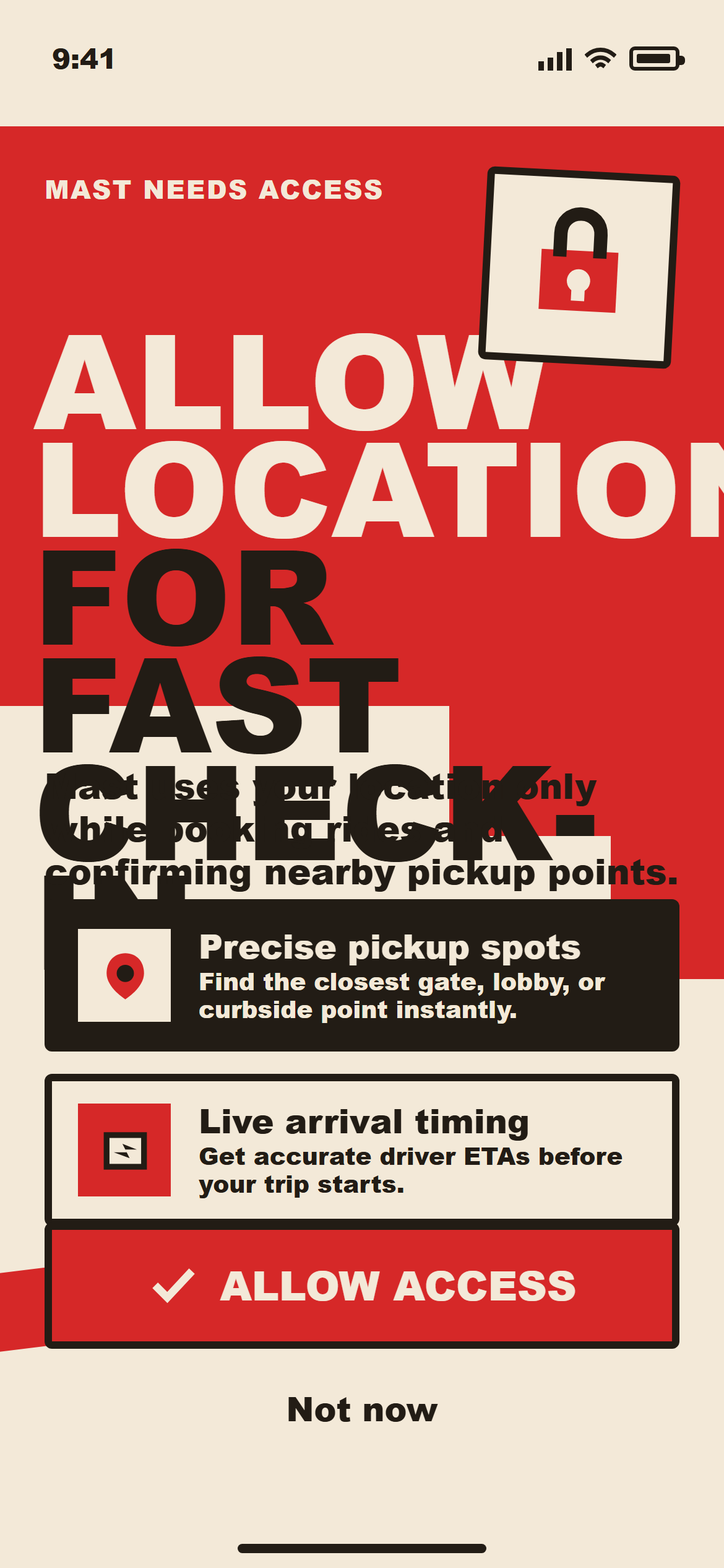 Bold Poster Permissions