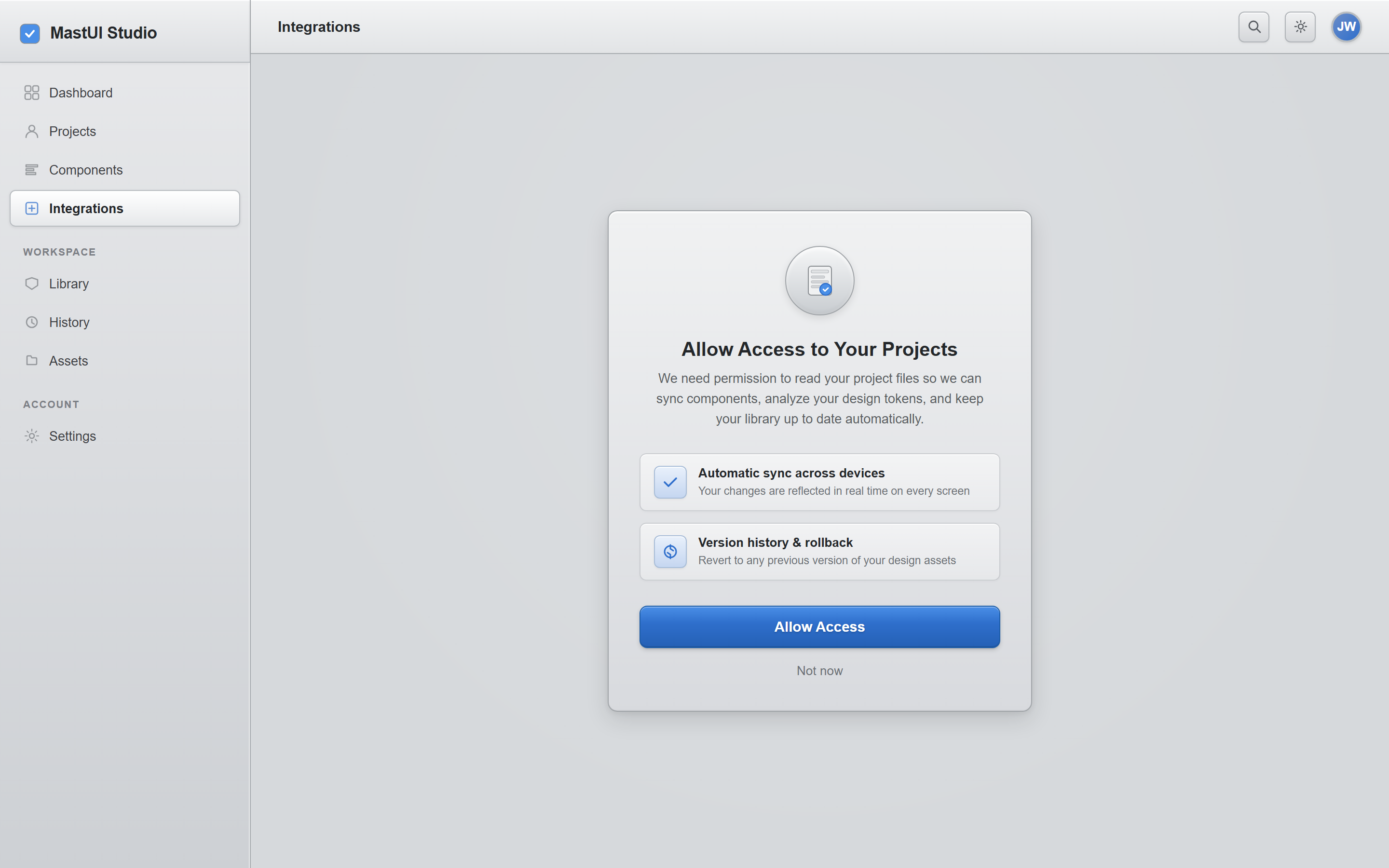 Skeuomorphic Permissions