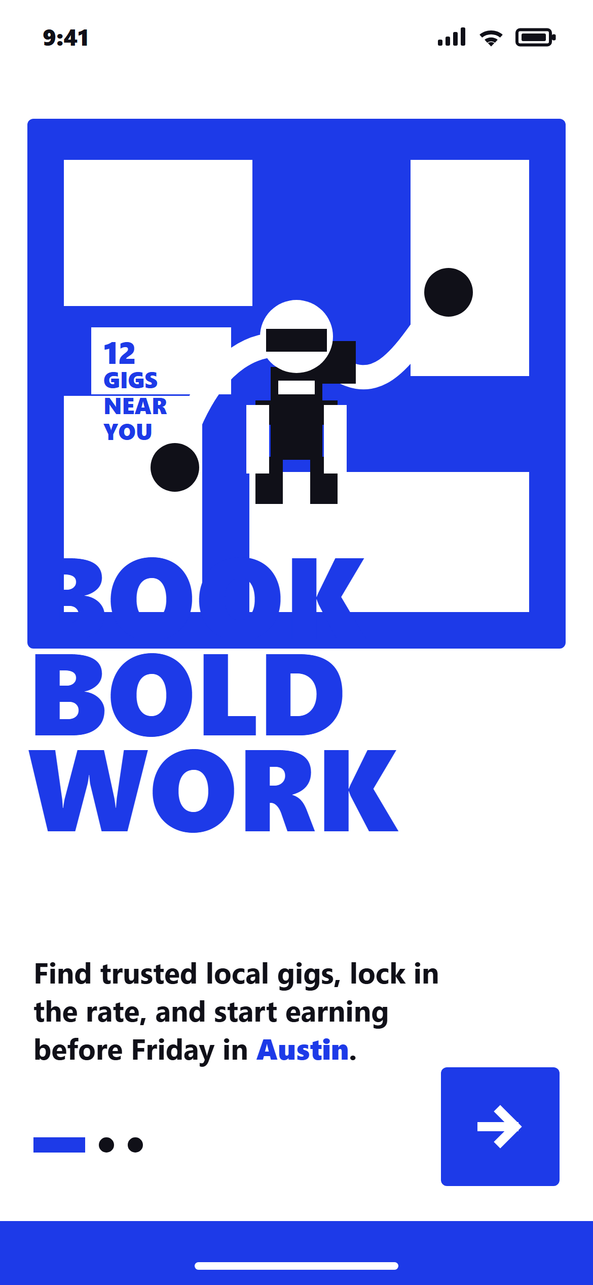 Bold Poster Welcome Slide