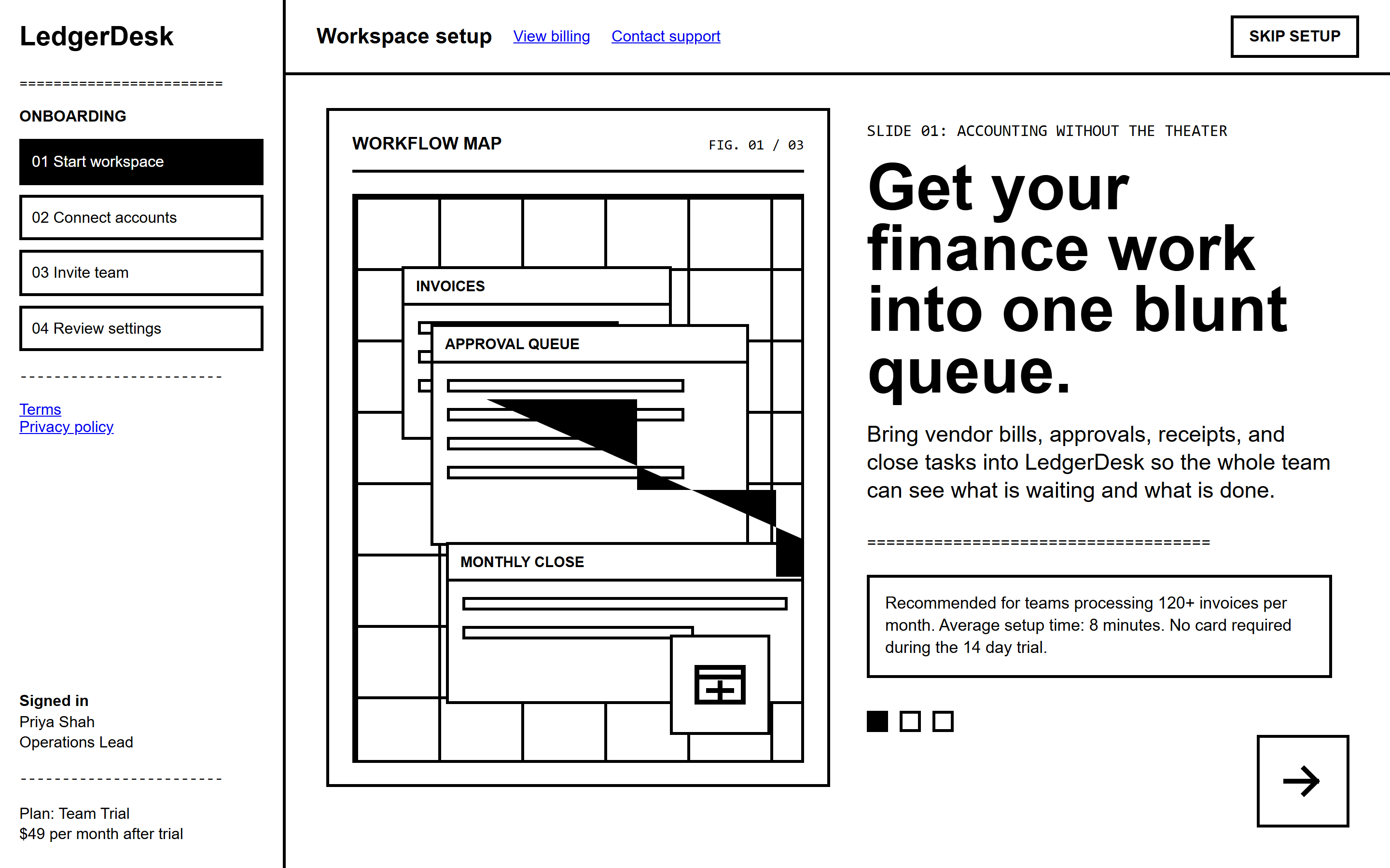 Raw Brutalist Welcome Slide