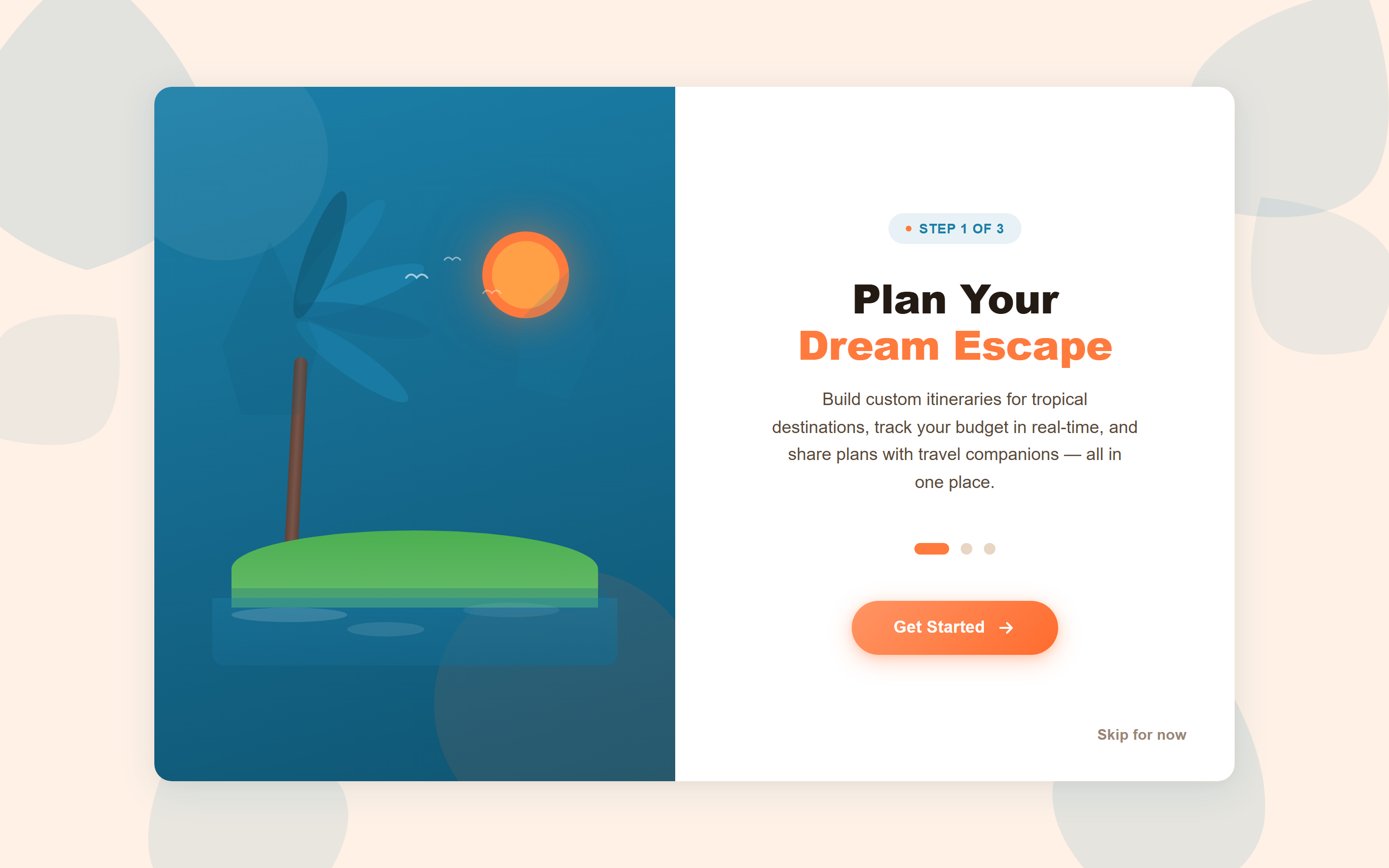 Tropical Vibrant Welcome Slide