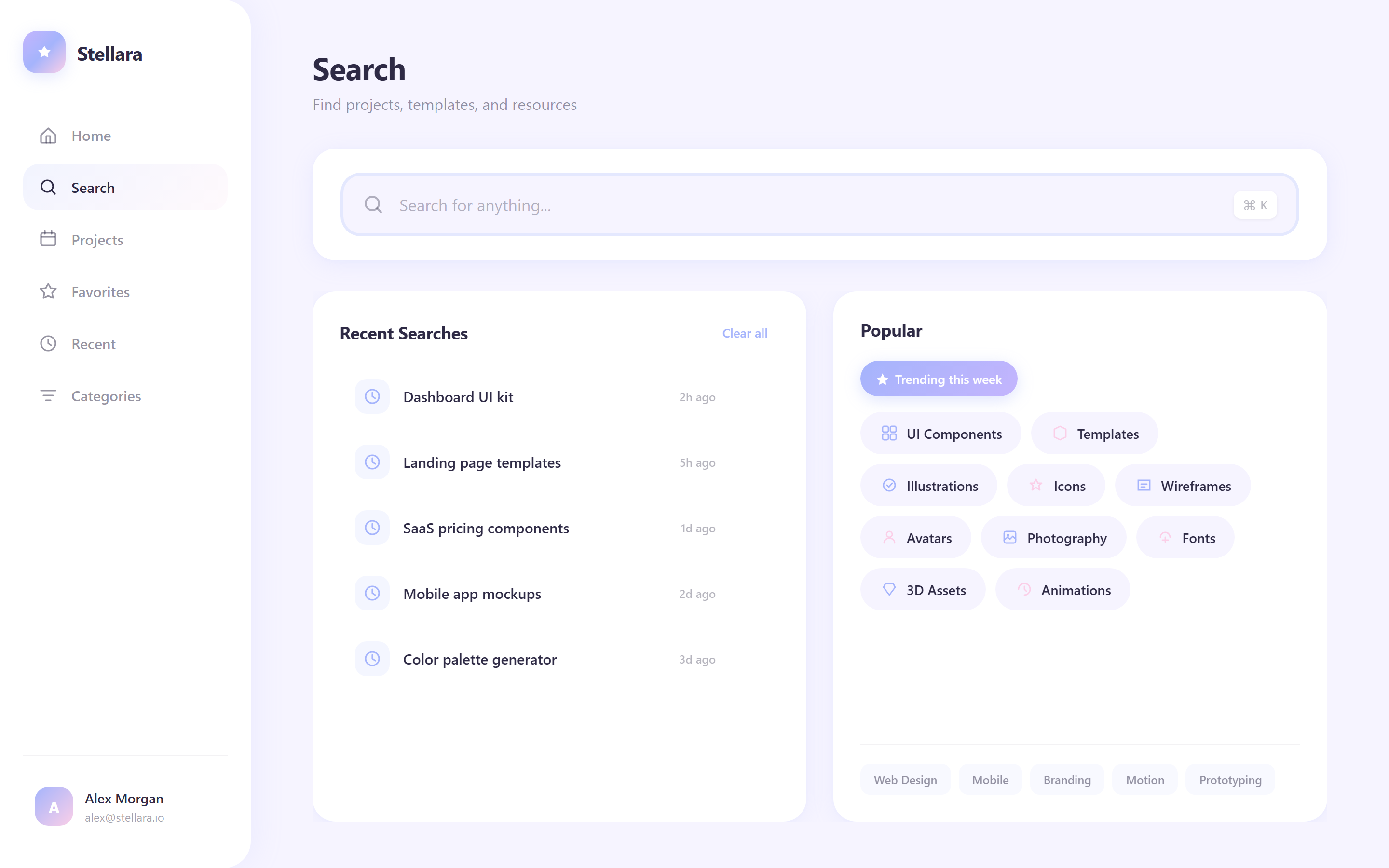 Soft Pastel Search