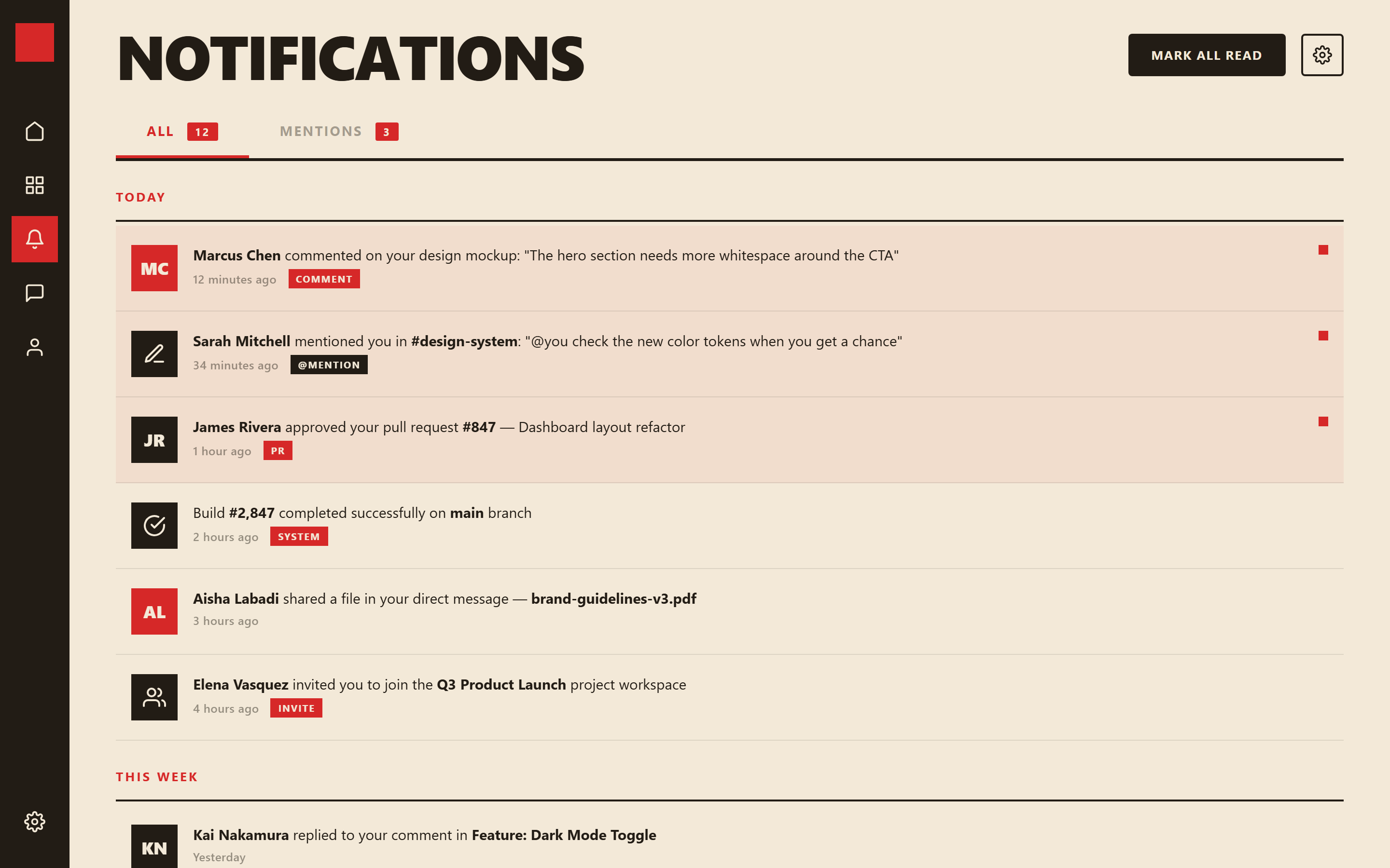 Bold Poster Notifications