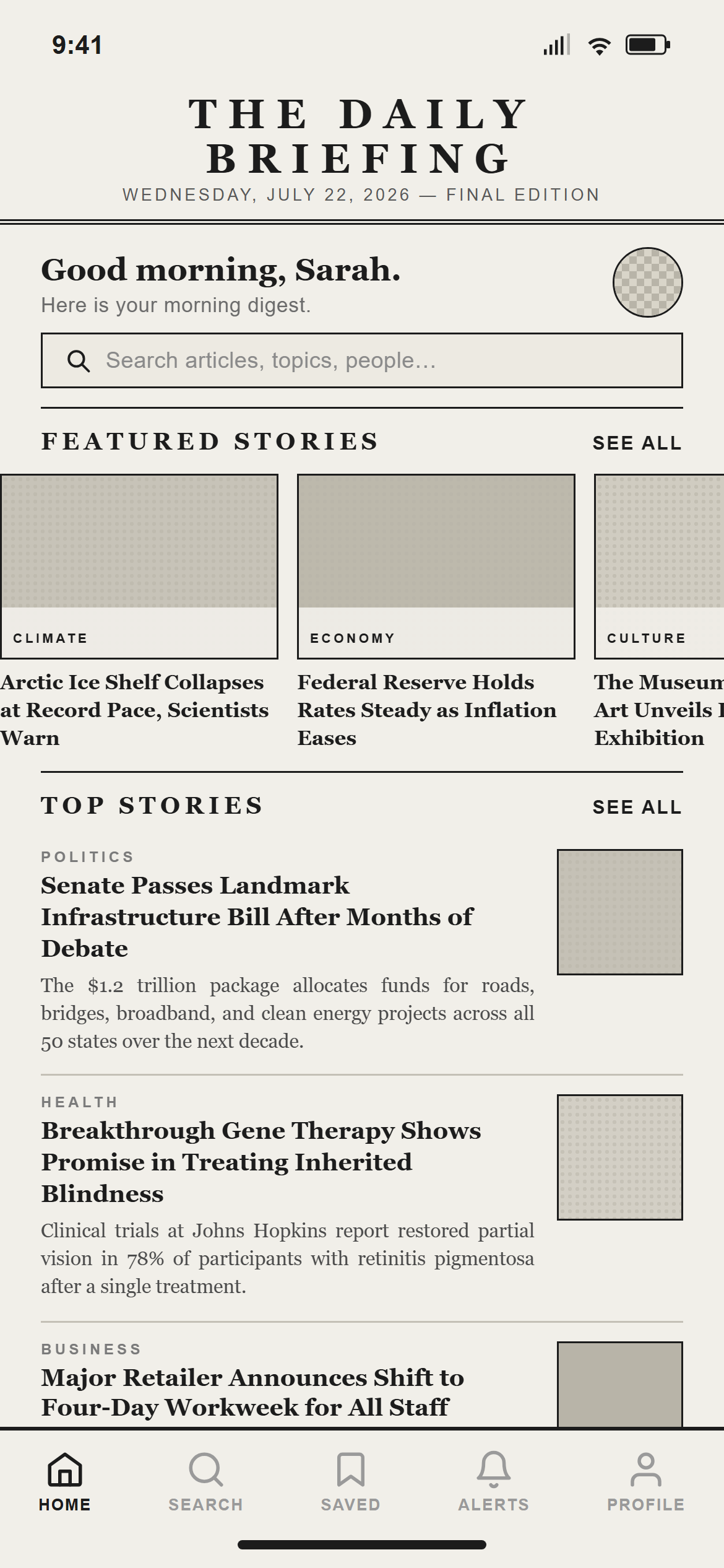 Print Newspaper Home