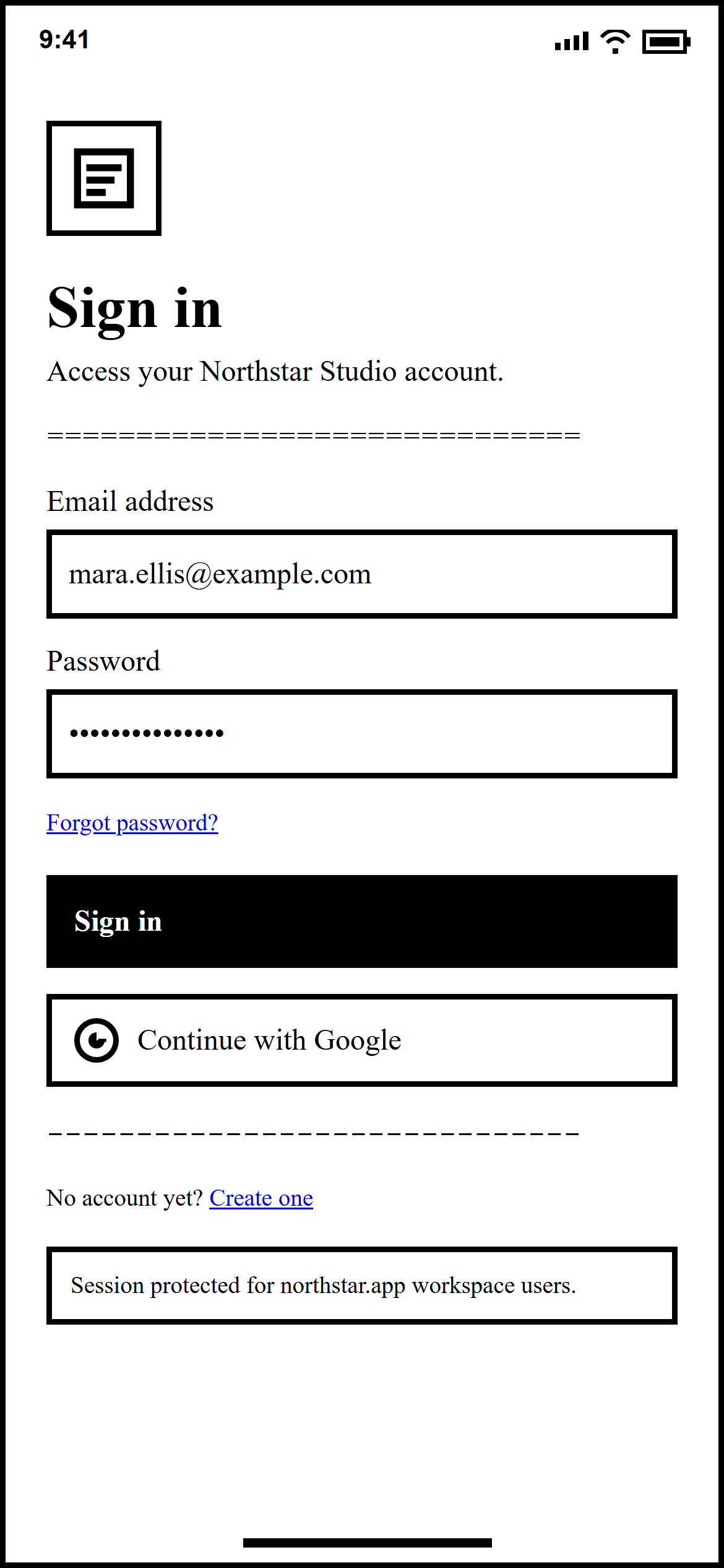 Raw Brutalist Login
