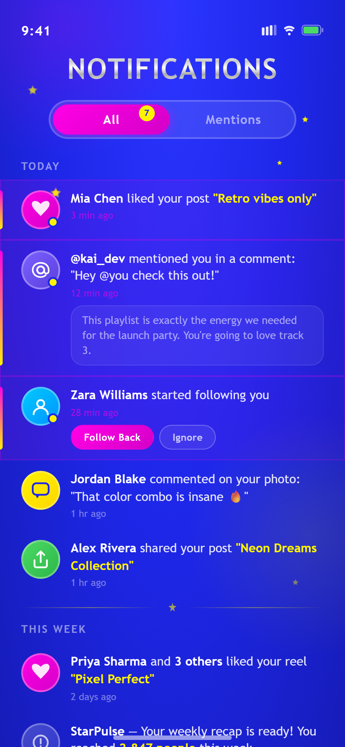 Retro Y2K Notifications