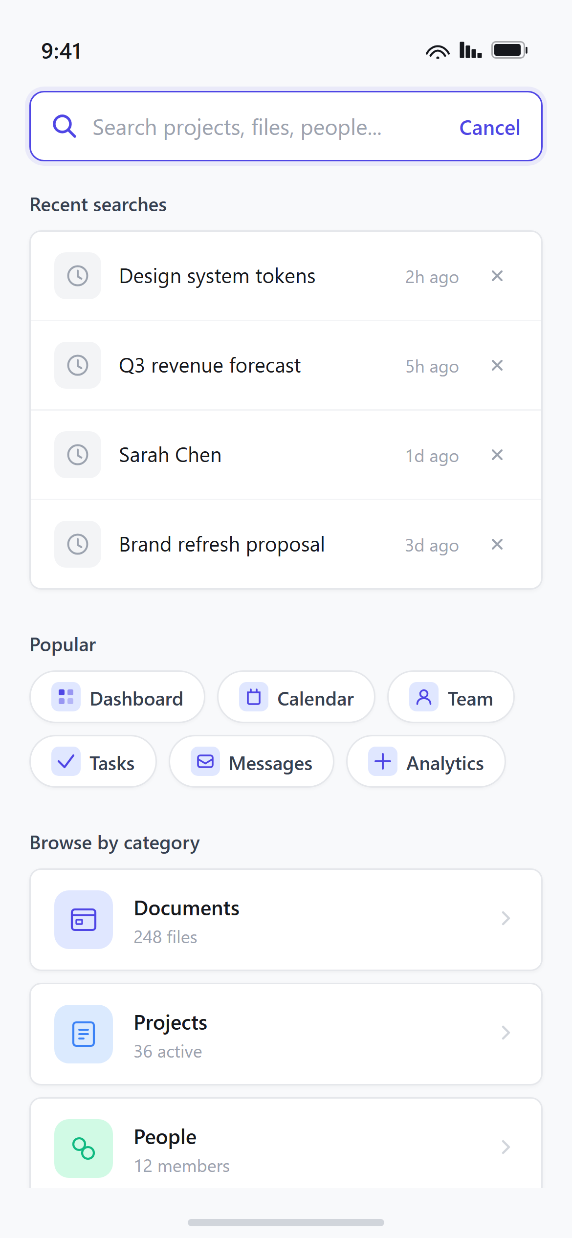 SaaS Clean Search