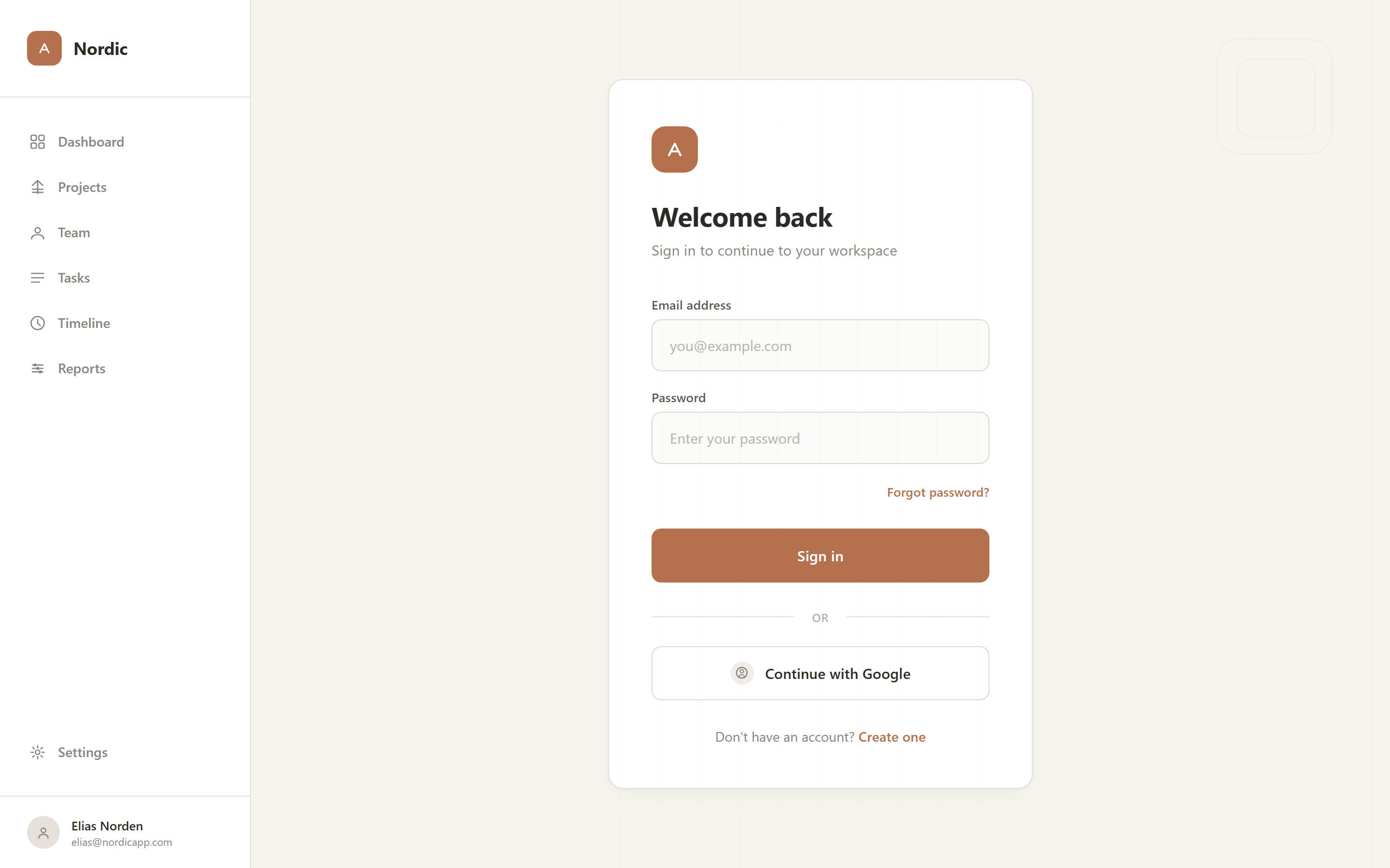 Scandinavian Nordic Login