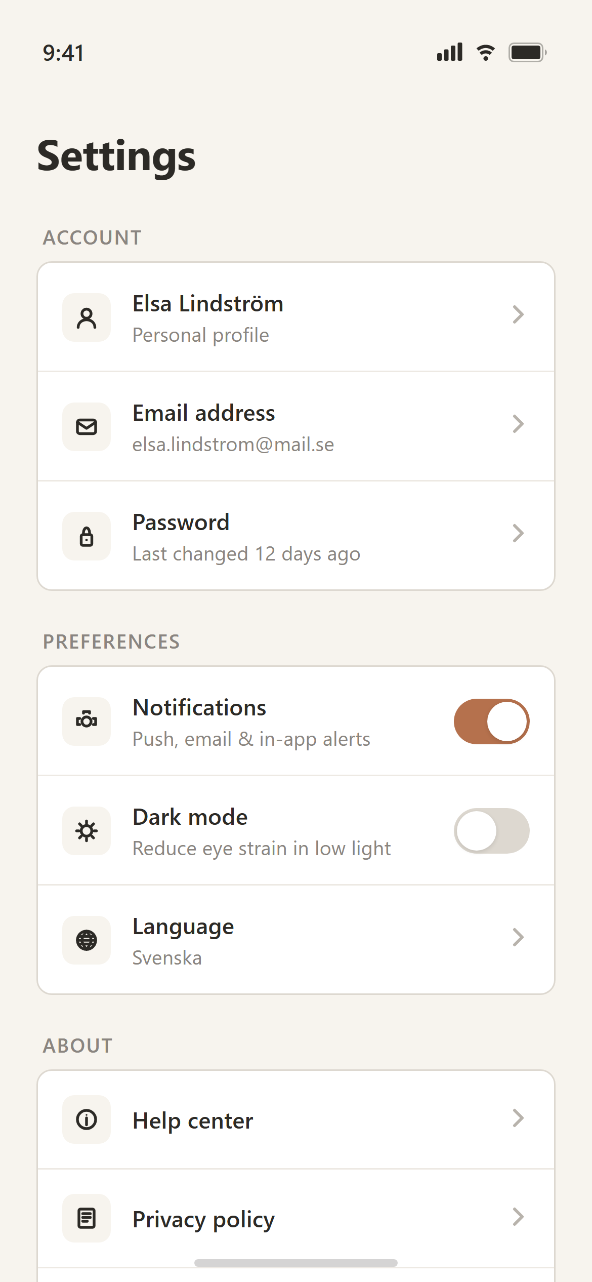 Scandinavian Nordic Settings