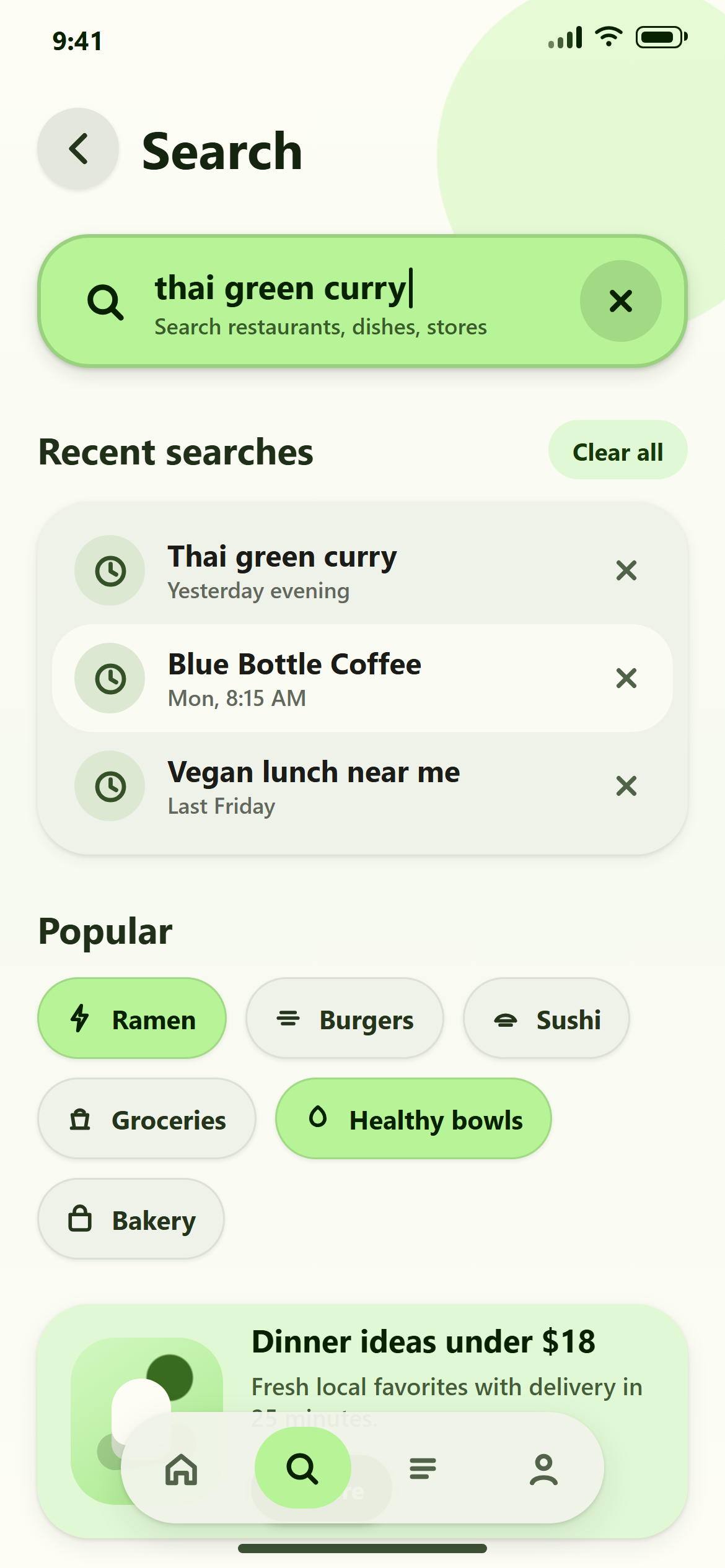 Material You Search & Filters