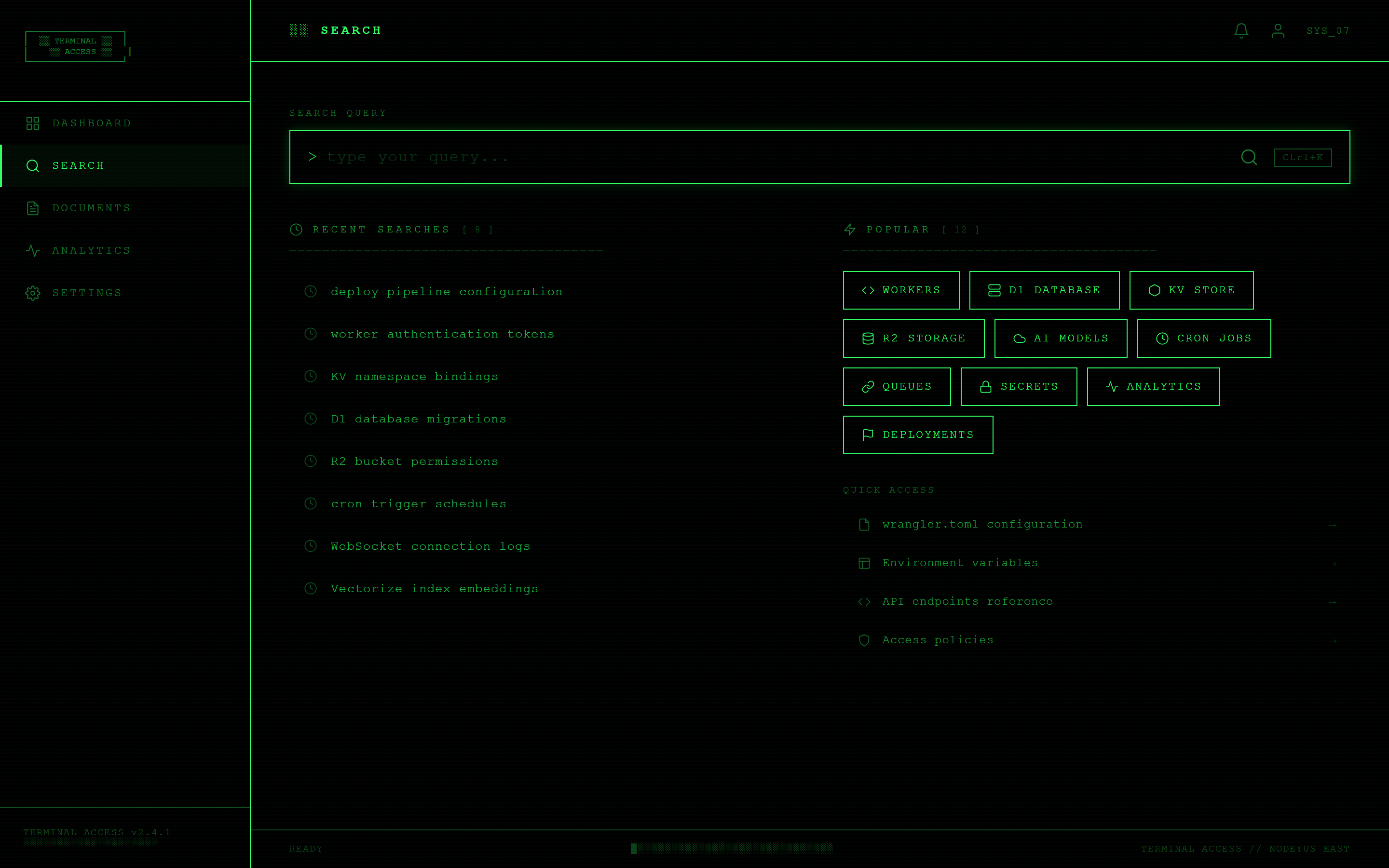 Terminal Hacker Search